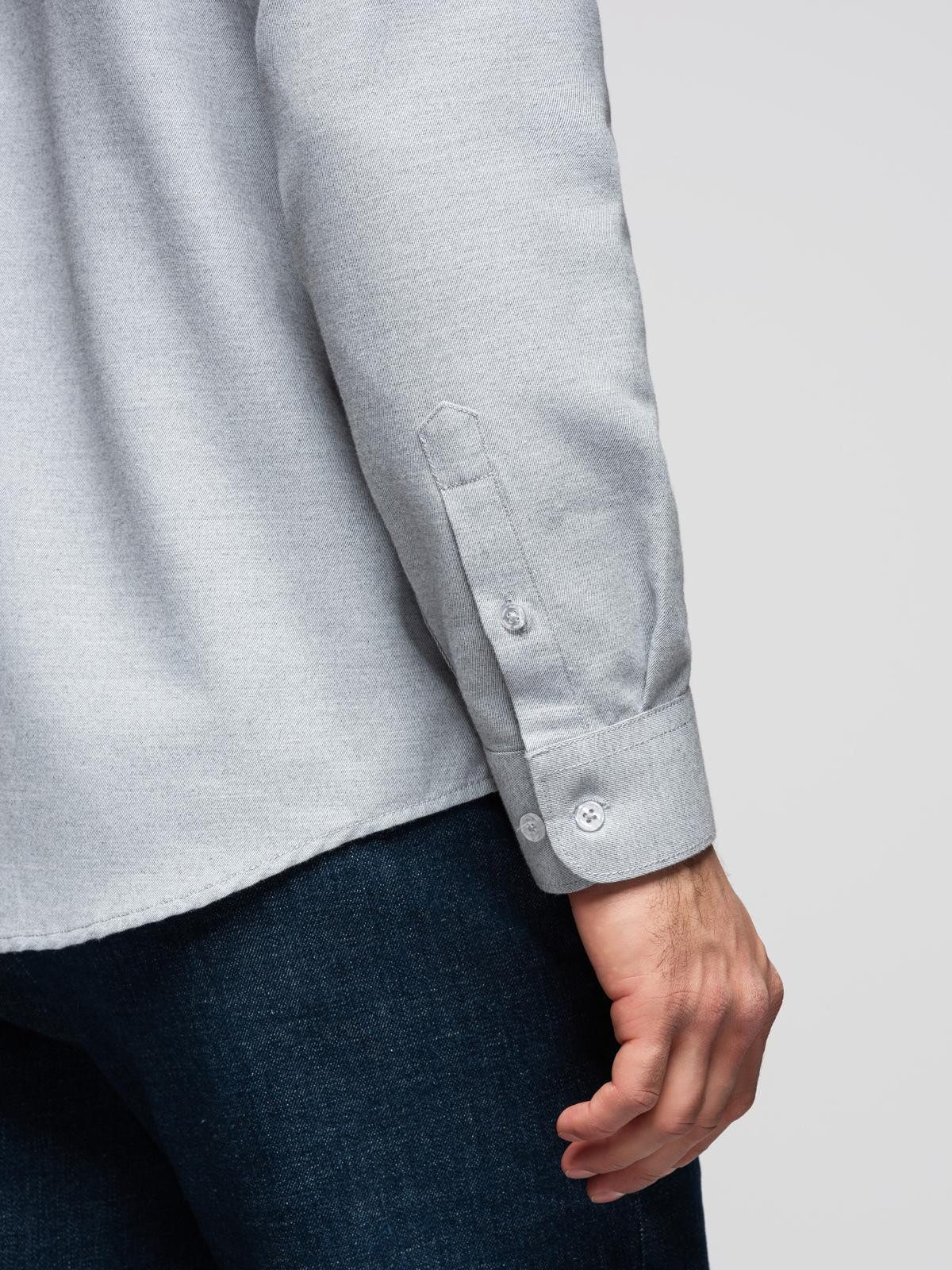OMBRE Langarmhemd Herrenhemd Regular Fit aus Baumwoll-Polyester-Mischung