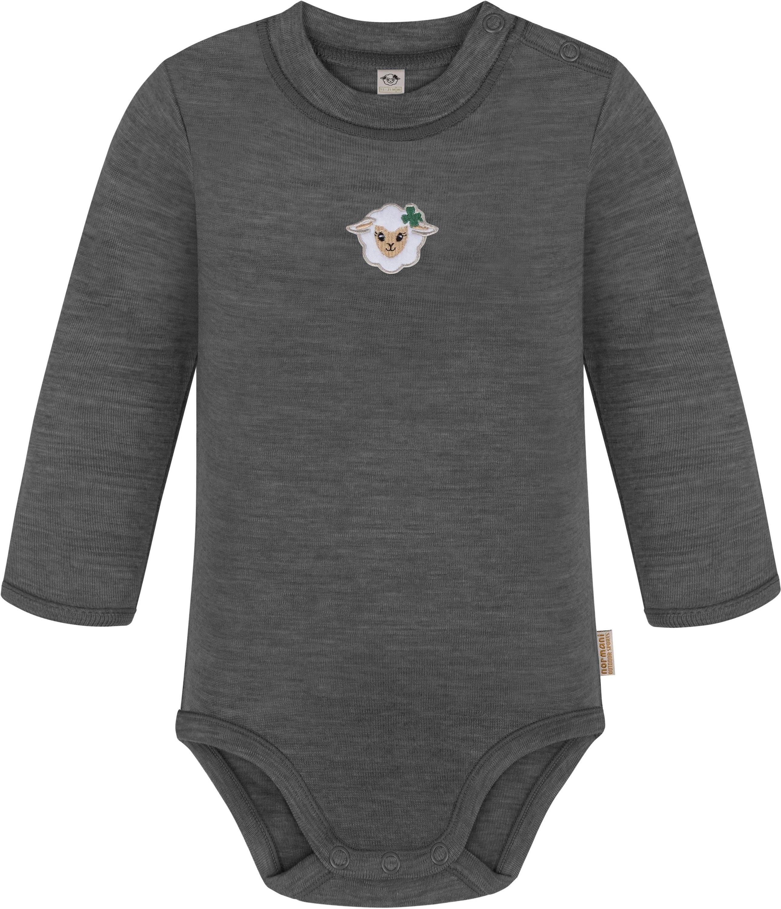 Langarmwickelbody Baby Merino Langarmbody Tuai
