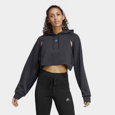 adidas Performance Hoodie HIIT AEROREADY CROP TRAINING HOODIE