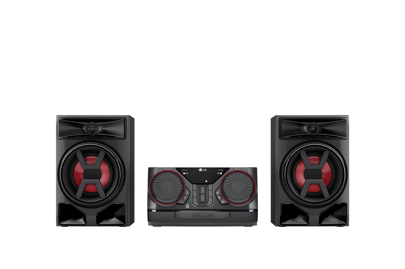 LG Hi-Fi Anlage mit 300 Watt, XBOOM CK 43, Multi Bluetooth®, CD & Radio Party-Lautsprecher (Bluetooth, 300 W)