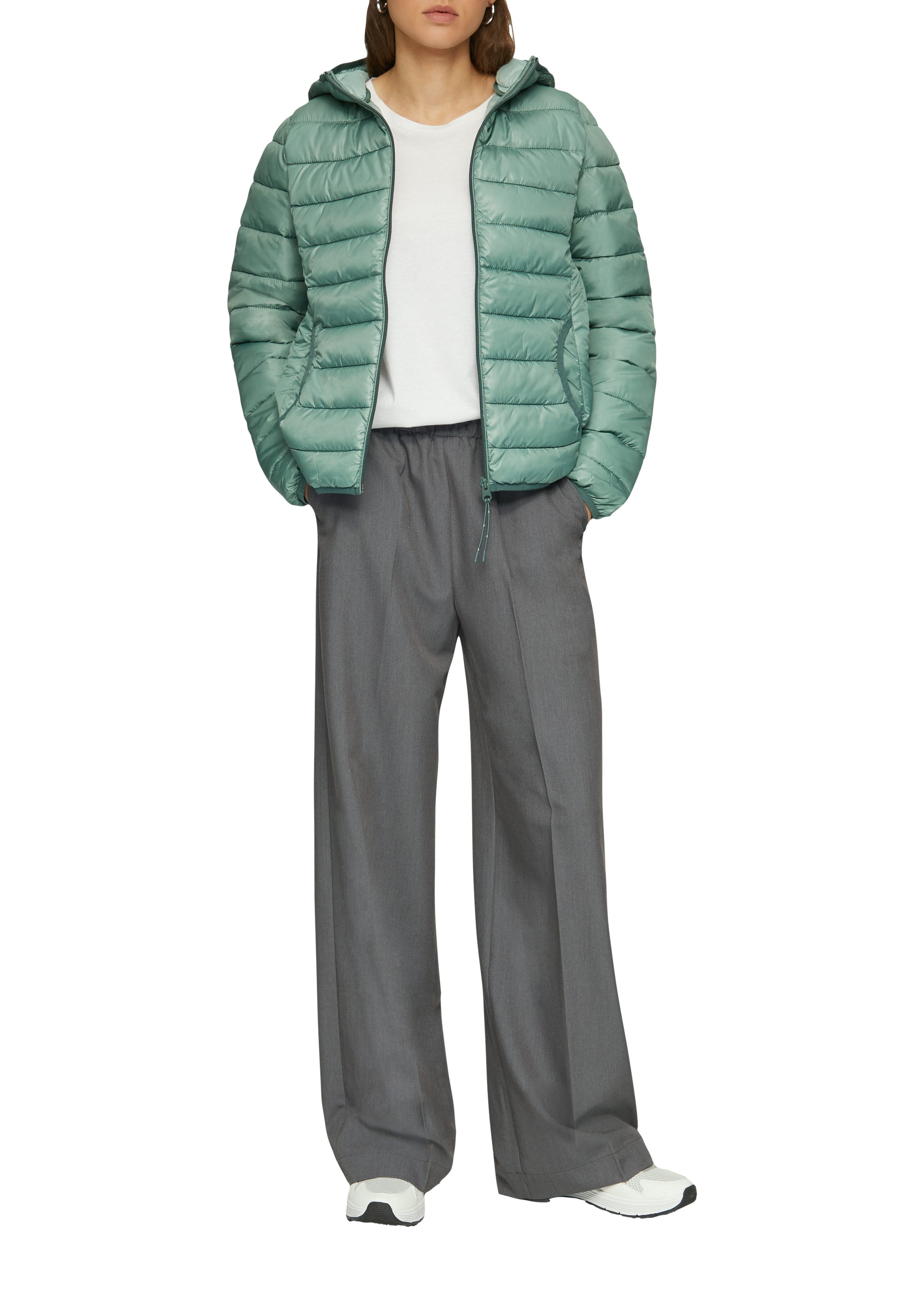 QS Outdoorjacke mit Kapuze günstig online kaufen