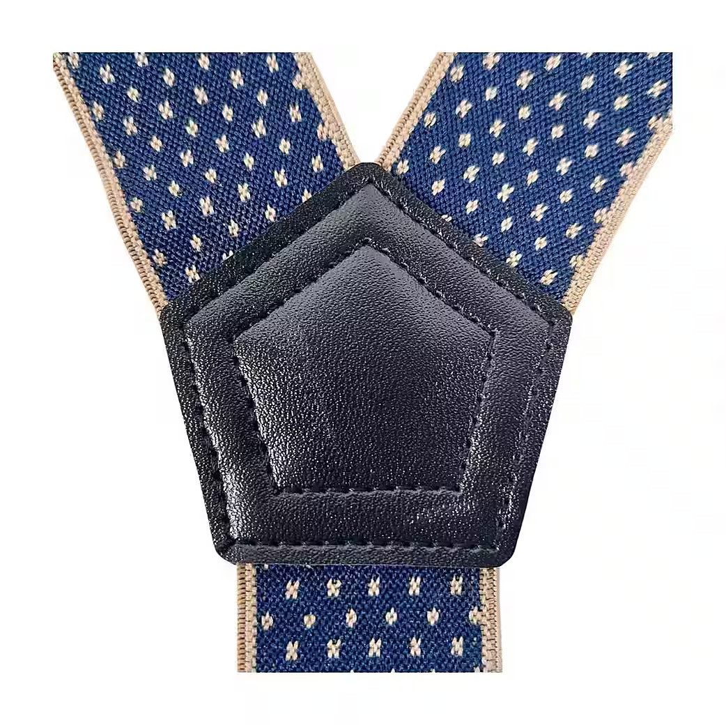 Ware aus aller Welt Hosenträger im Retro-Stil starke Y Hosenträger 40 mm breit mit starke Krallenclips (1-St) – Bild 4 von 5