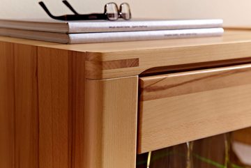 Innostyle Highboard Nature Plus, Breite 172 cm, 3 Glas-/Holztüren, 3 Schubkästen