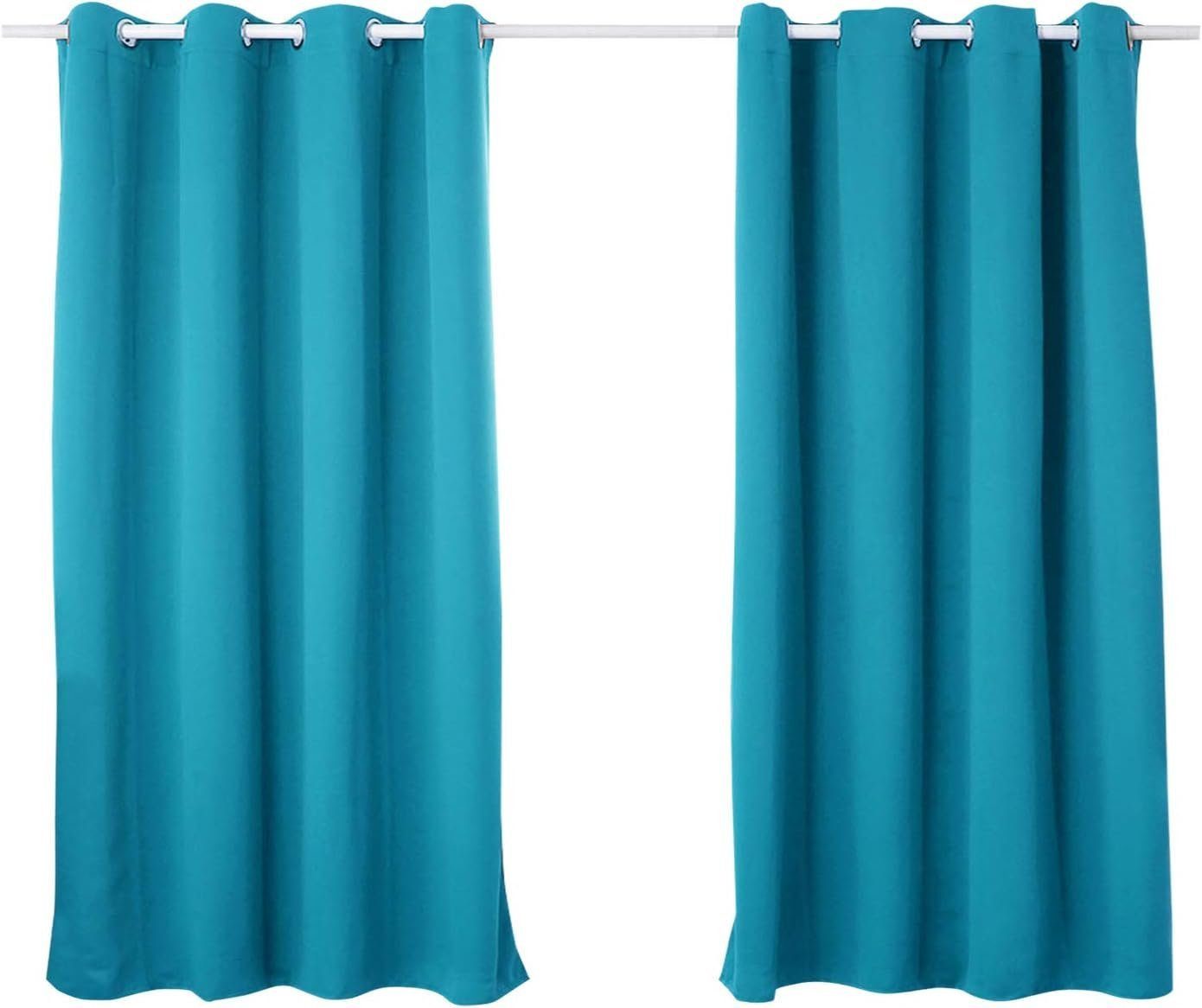 Woltu Verdunkelungsvorhang, Ösen, blickdicht, 2er Set Vorhang Blickdicht Th günstig online kaufen