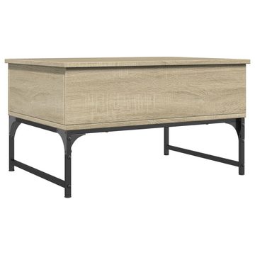 vidaXL Couchtisch Couchtisch Sonoma-Eiche 70x50x40 cm Holzwerkstoff und Metall (1-St)