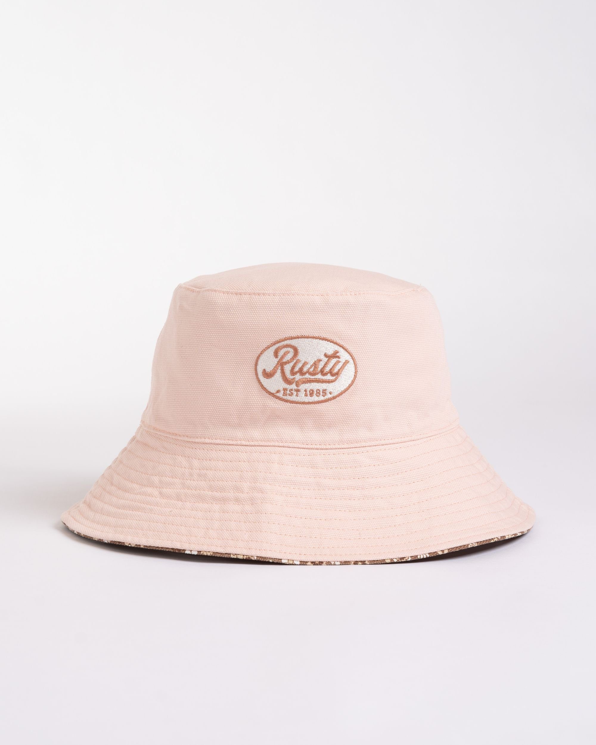 Schlapphut REVERSIBLE TIME HAT Rusty BUCKET VACAY Pink Vintage