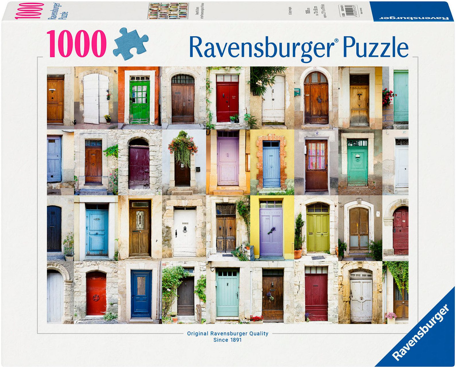 Ravensburger Puzzle Schöne Türen in der französischen Provinz, 1000 Puzzlet günstig online kaufen