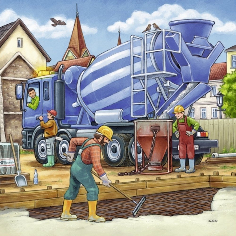 Baufahrzeuge Große Puzzleteile Kinderpuzzle 49 Ravensburger Puzzle 09226 Puzzle - Ravensburger - für...,