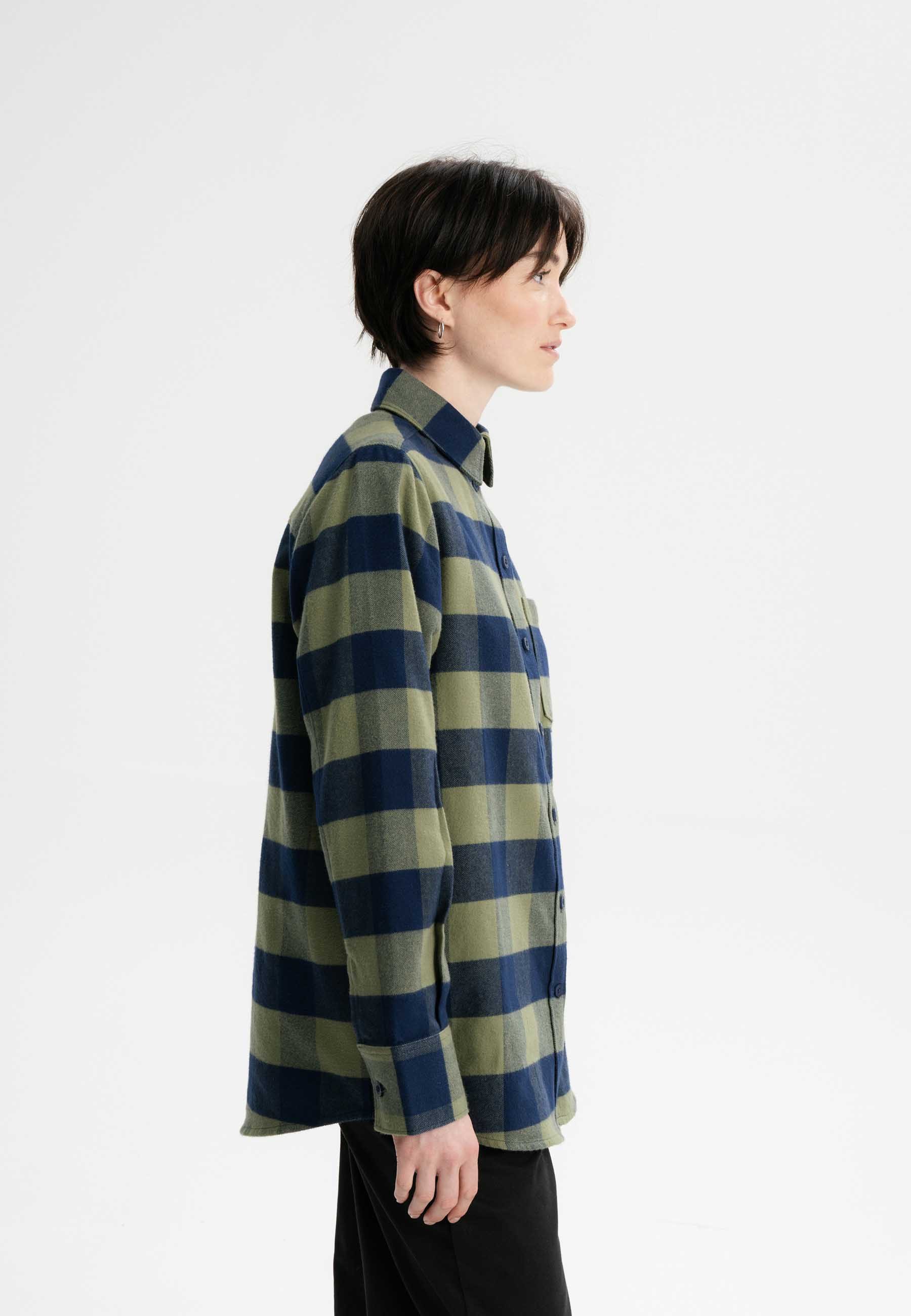MELA Flanellhemd Damen Flanell Shirt AKHELA günstig online kaufen