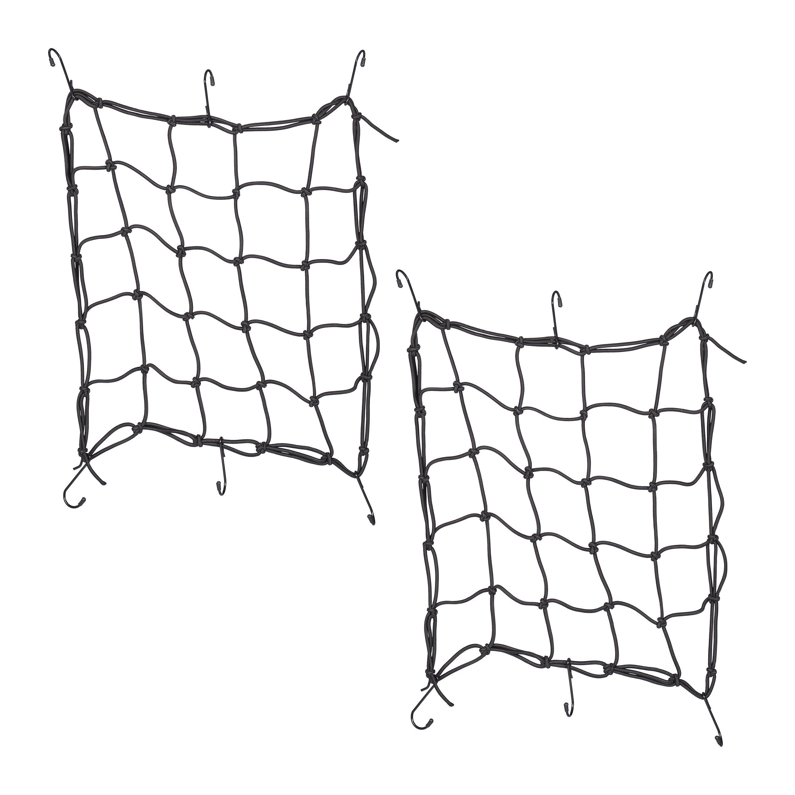 2 x Fahrradkorb Netz Gepäcknetz Elastisch Universal Gepäck