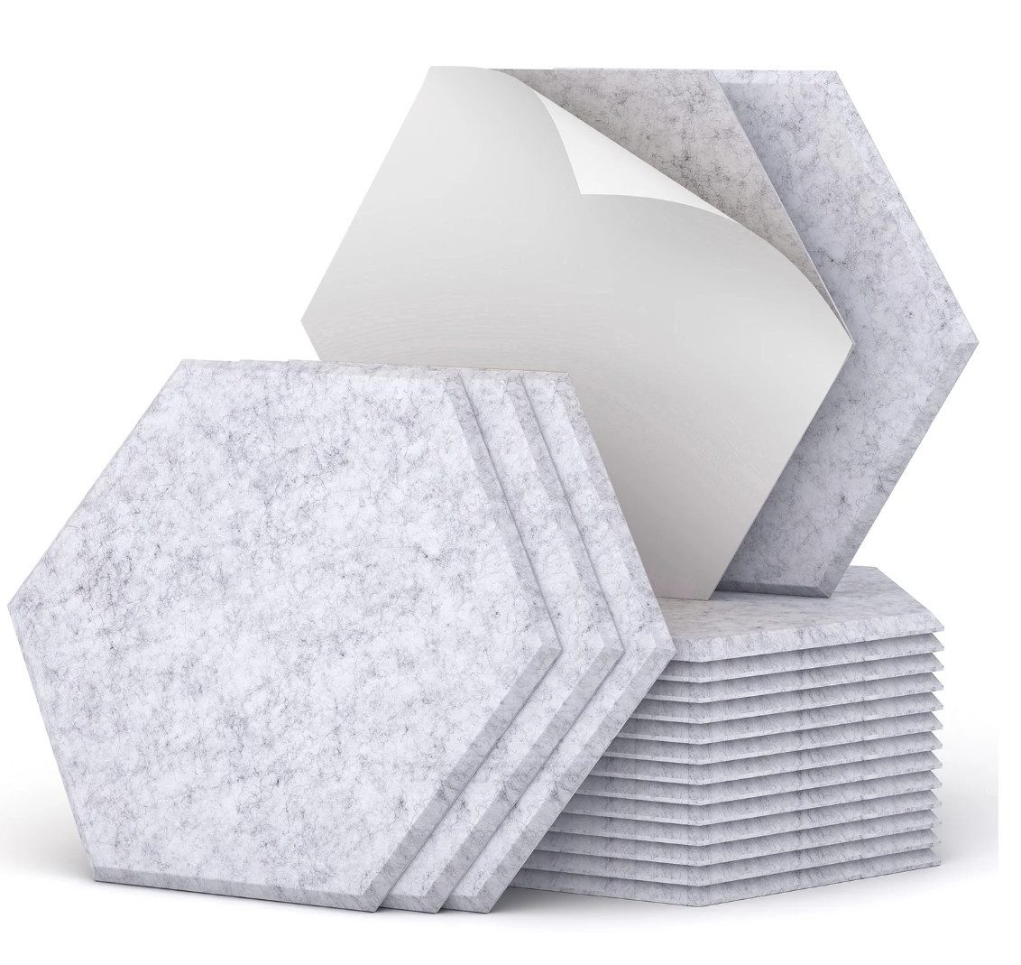 TONOR Akustikplatte TONOR Hexagon Akustikpaneele 12er Set Schallabsorber Wand & Raum