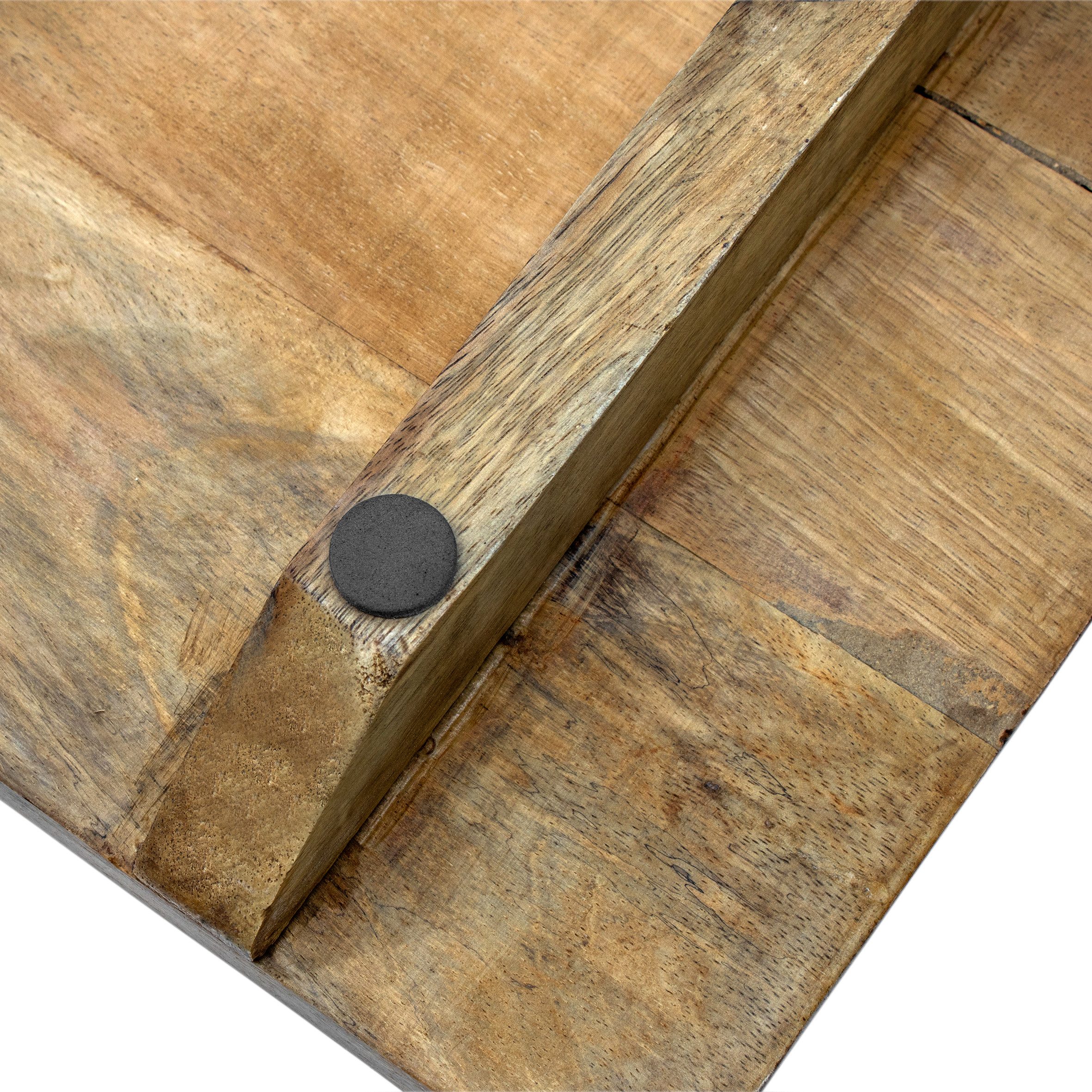 Spetebo Servierbrett XXL Mango Tapasbrett natur mit Griff, Holz, (Artikel, 1-St., Holzbrett), Standfüße mit Antirutsch-Pads – Bild 4 von 5