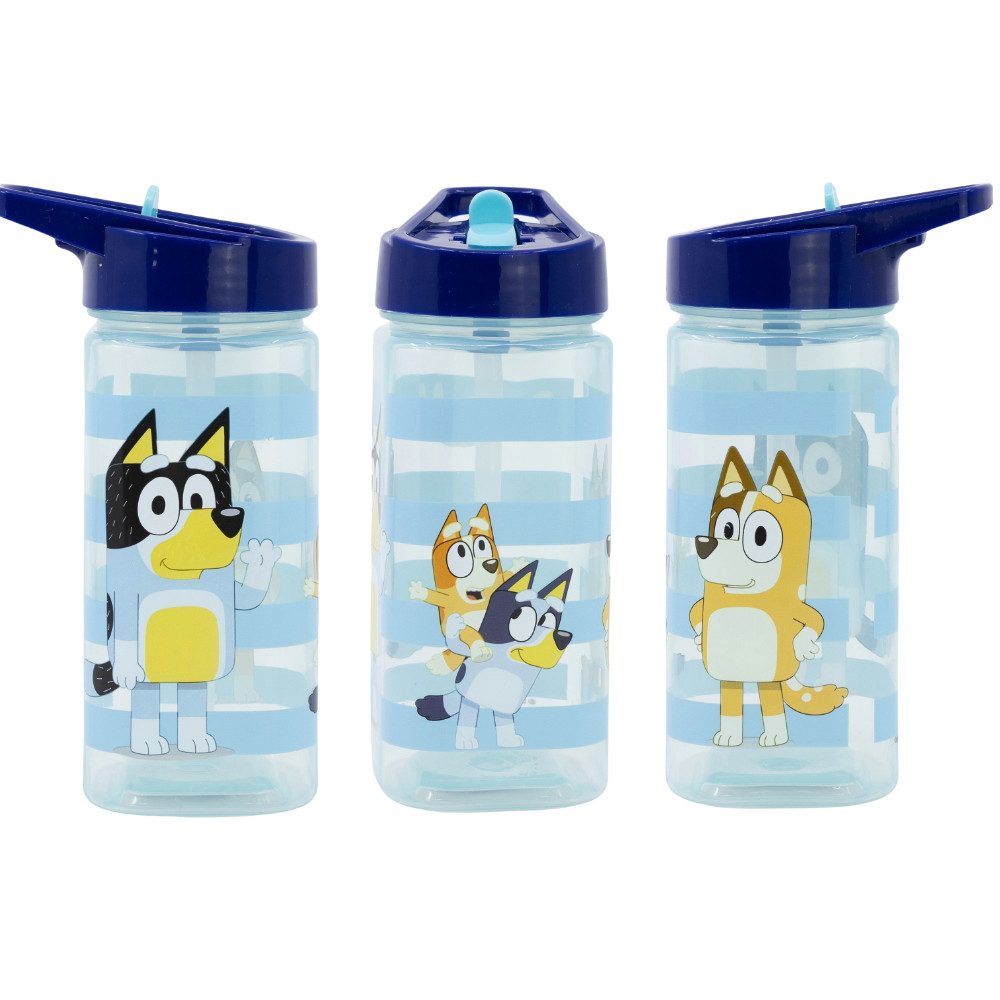 Bluey Trinkflasche Bluey Bingo Kinder Wasserflasche Trinkflasche 510 ml Haltegriff