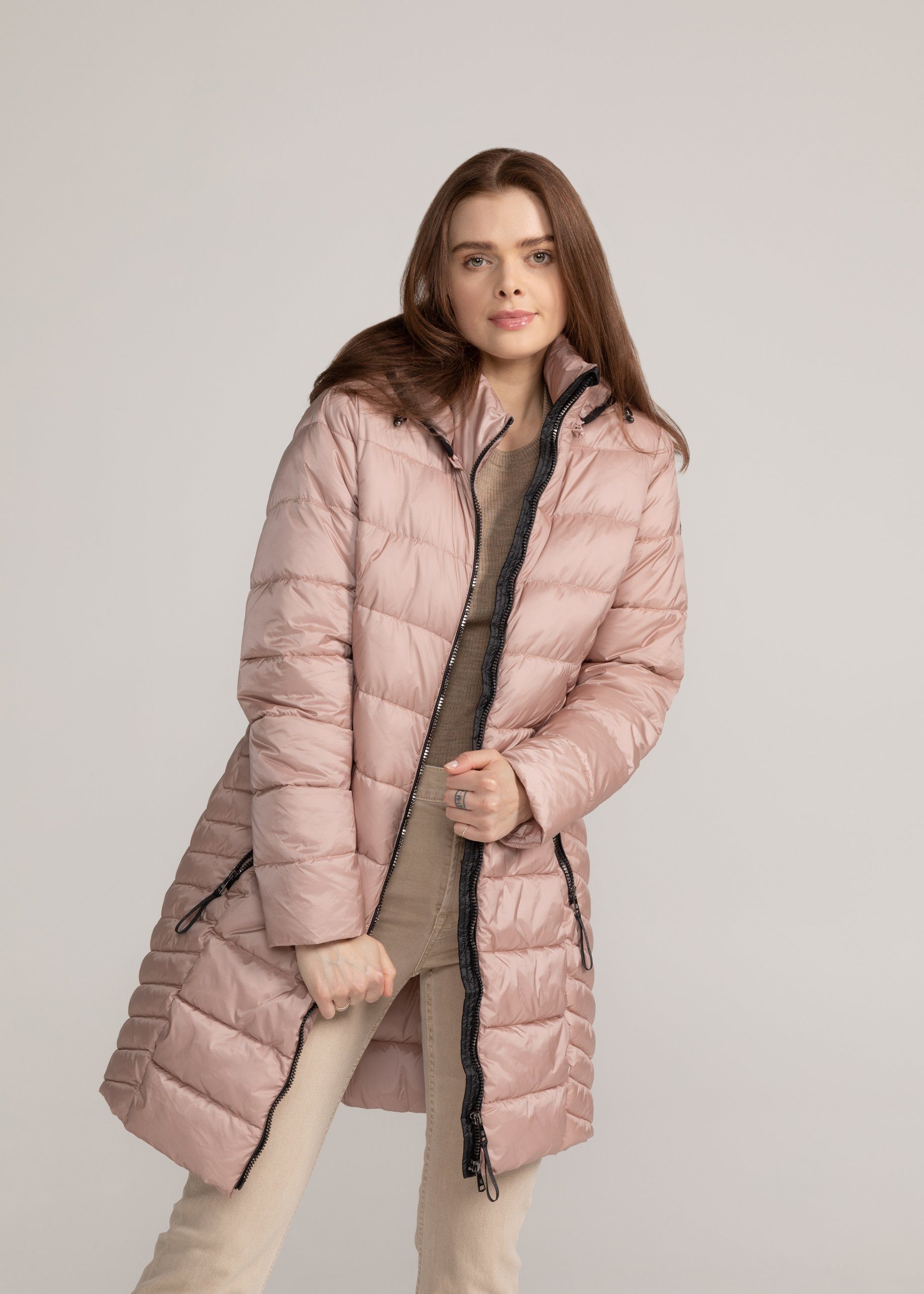 Manisa Steppjacke Zerodownmantel ultraleicht undatmungsaktiv rosé