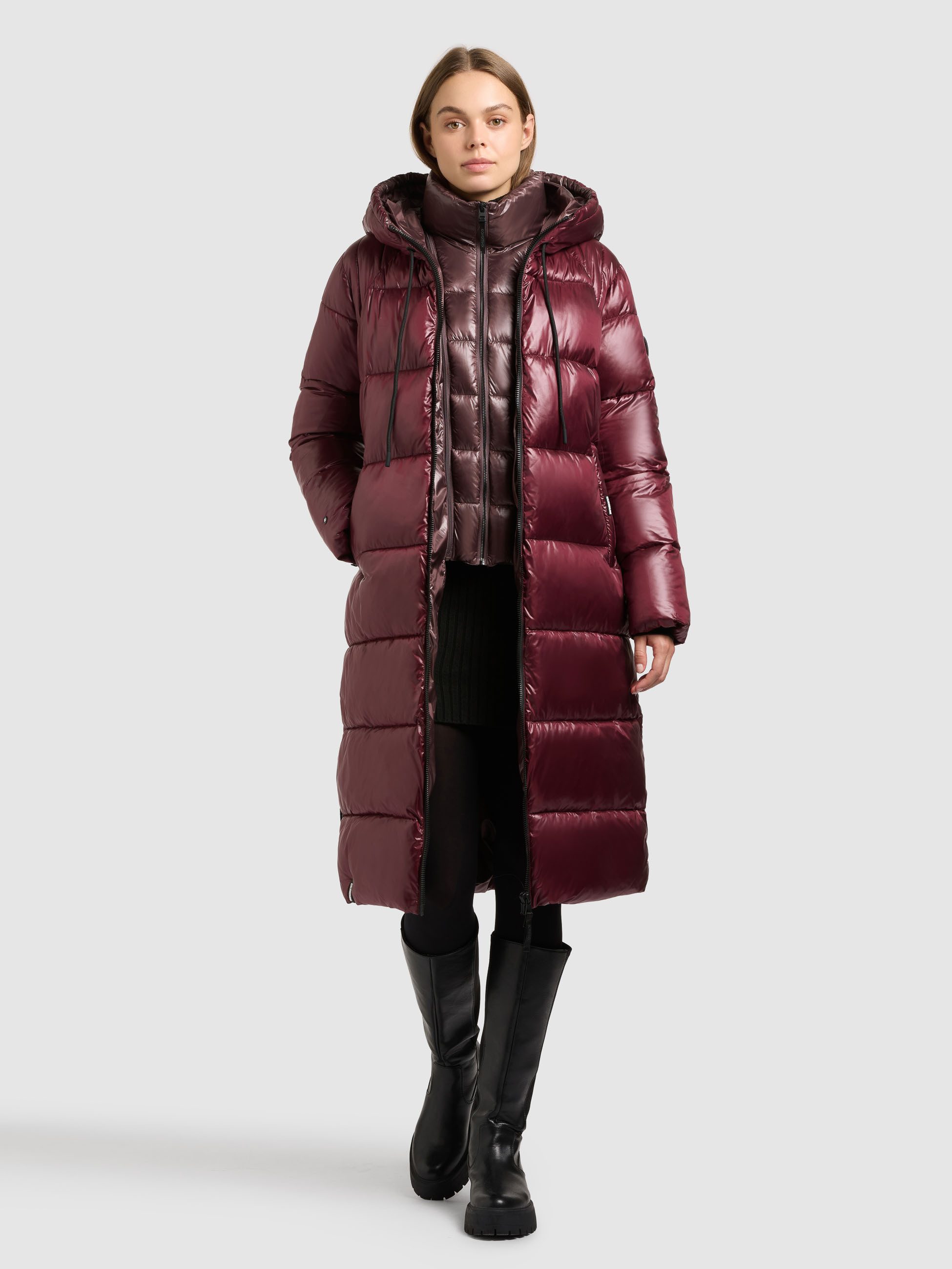 khujo Steppmantel NASHI 2IN1 (EINSATZ HERAUSNEHMBAR)