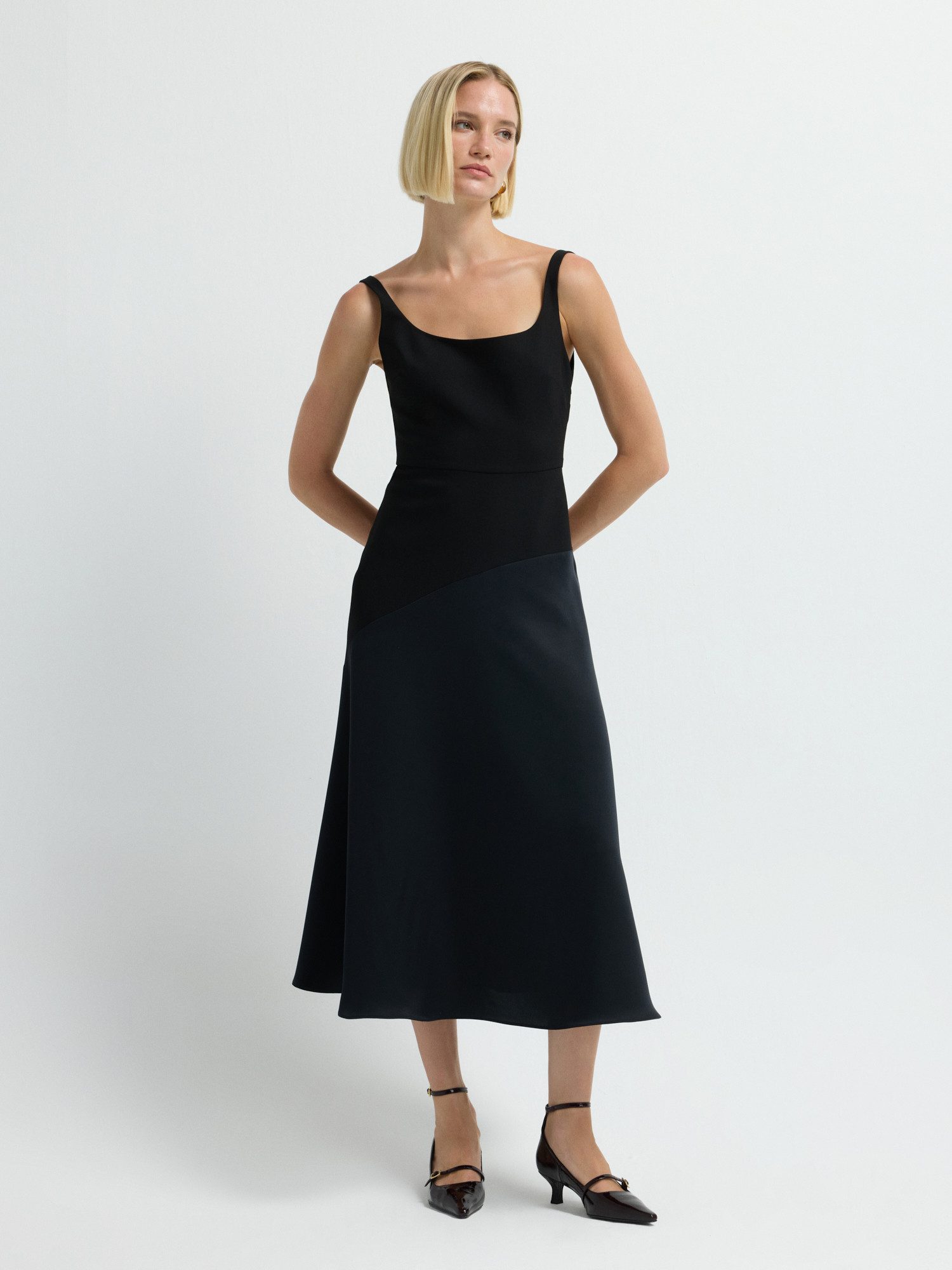 adL Cocktailkleid Midikleid mit breiten Trägern – Bild 2 von 5