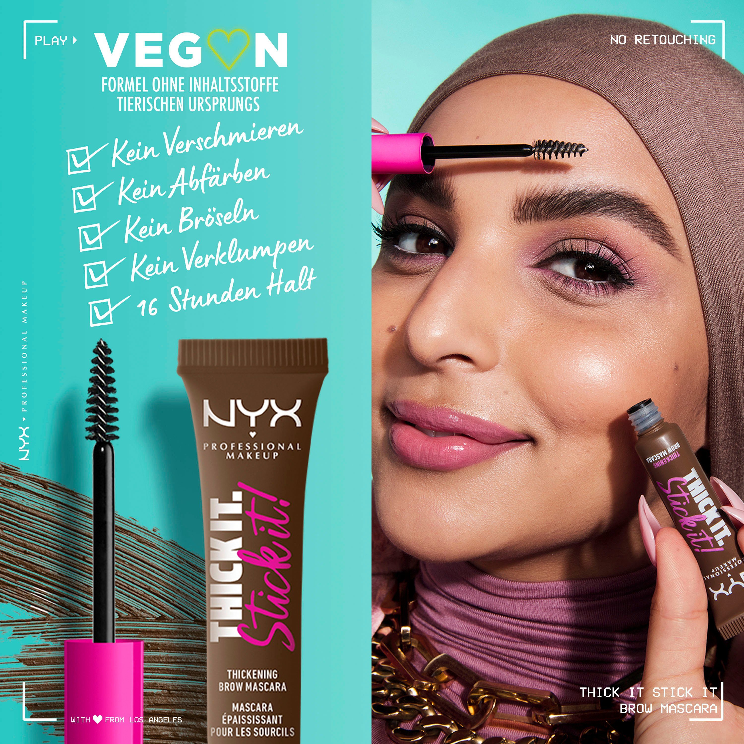 Professional taupe Makeup Augenbrauen-Kosmetika Mascara Brow NYX