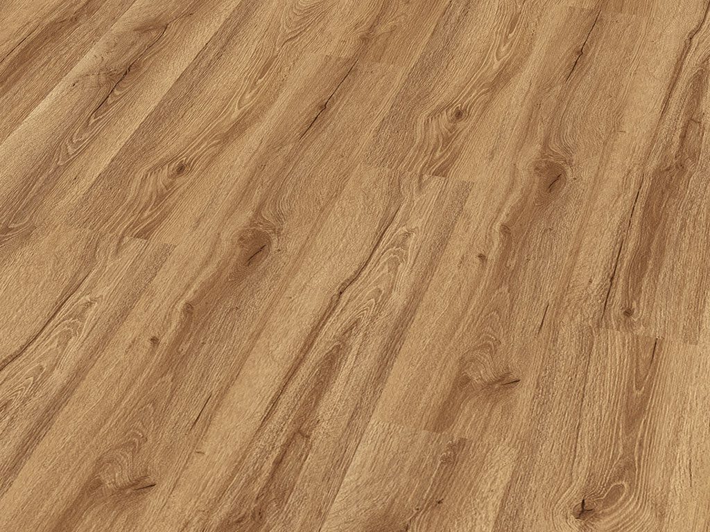 Check Vinylboden Kork-Klick-Vinyl World of SPC Village Collection 1220×180 mm, Landhausdiele, inkl. Kork-Trittschalldämmung, Packung, In 1 Packung: 20 Paneele - 2,635m², 1 Packung: 20 Paneele - 2,635m²