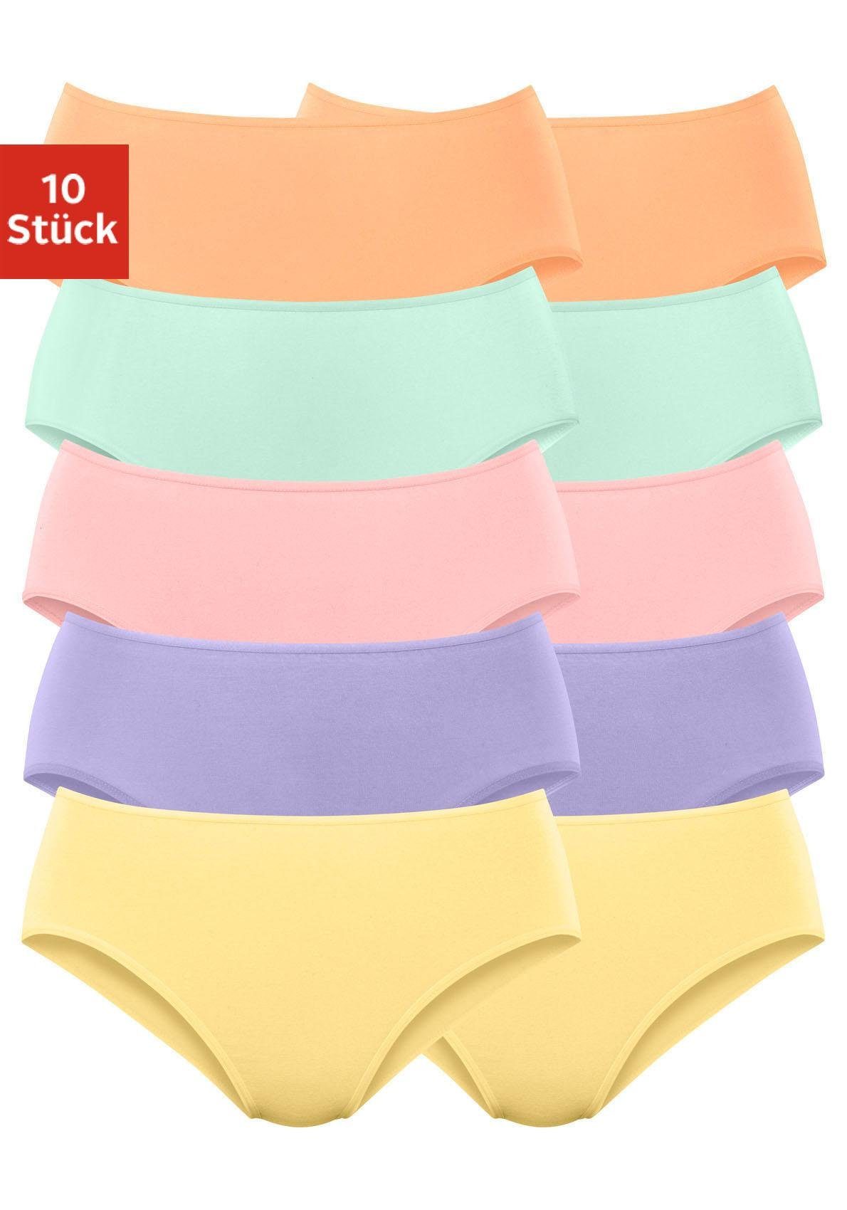 petite fleur Jazz-Pants Слипы (10er-Pack) aus elastischer Baumwolle