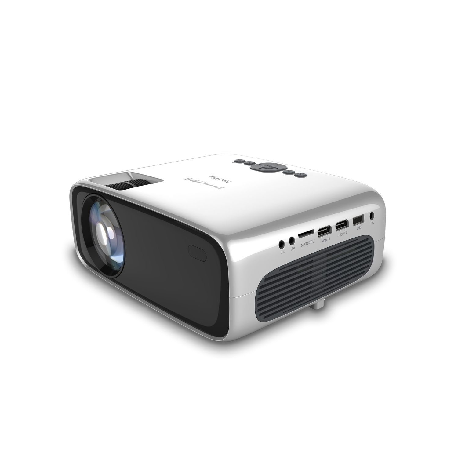 1080 px, One mit x HD-Projektor SD Ultra Full 1920 Apps Micro und Kartenleser (3000:1, Philips Media-Player Beamer integriert) NeoPix