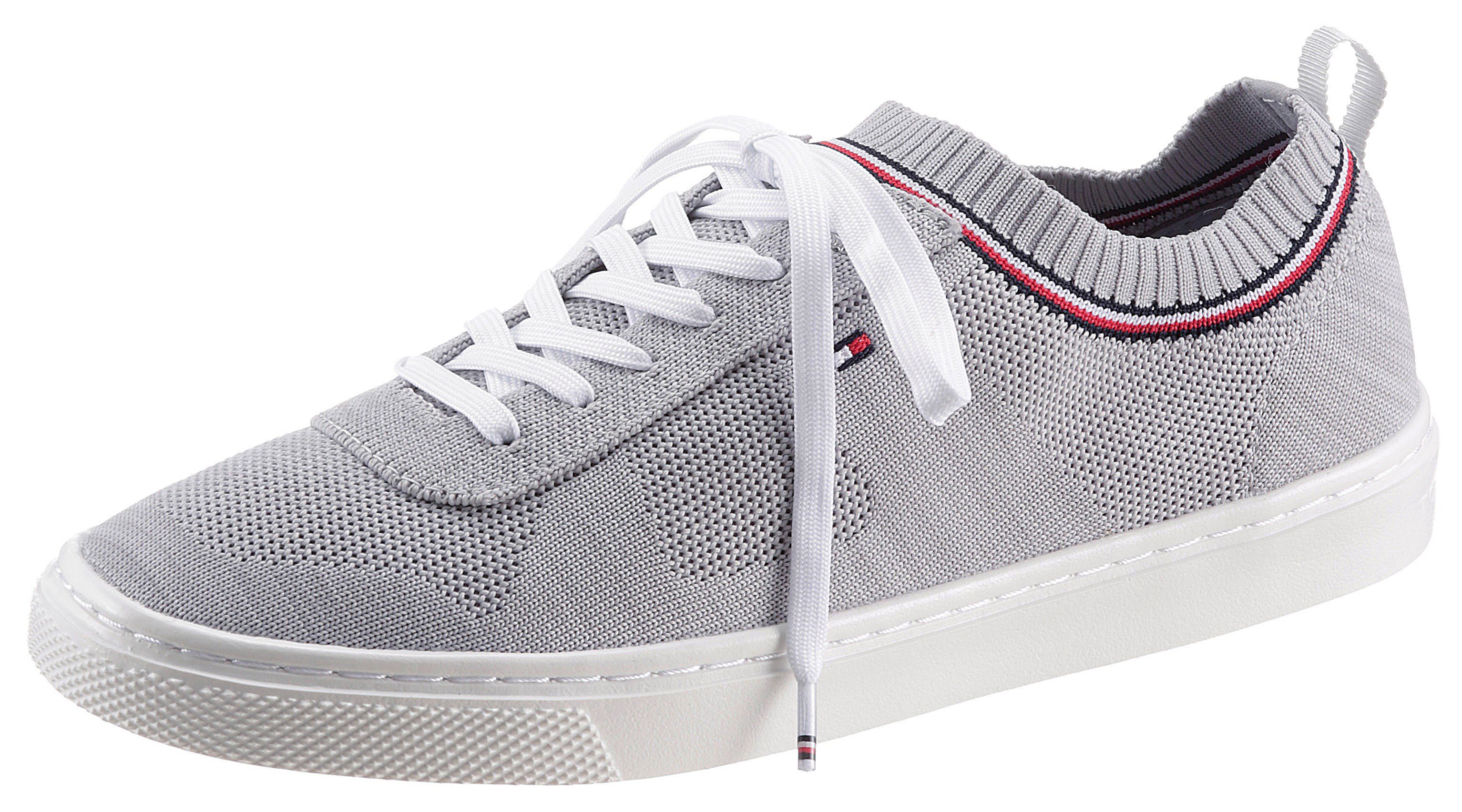 tommy hilfiger knitted wedge sneaker