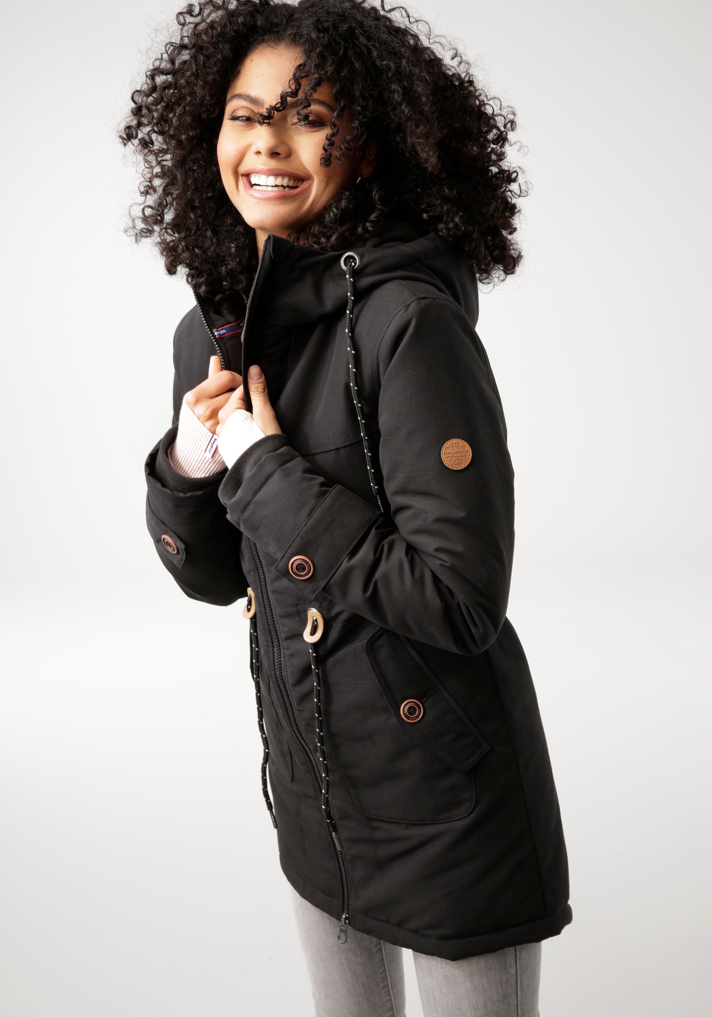 KangaROOS Winterjacke mit Fleece-Fütterung