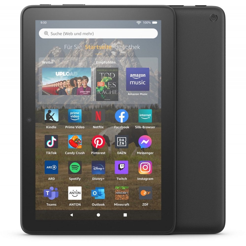 Amazon Amazon Fire HD 8 (2022) Tablet, 32GB Speicher Tablet (8 Zoll", 32 GB, Android Betriebssystem, Eingebaute Frontkamera)