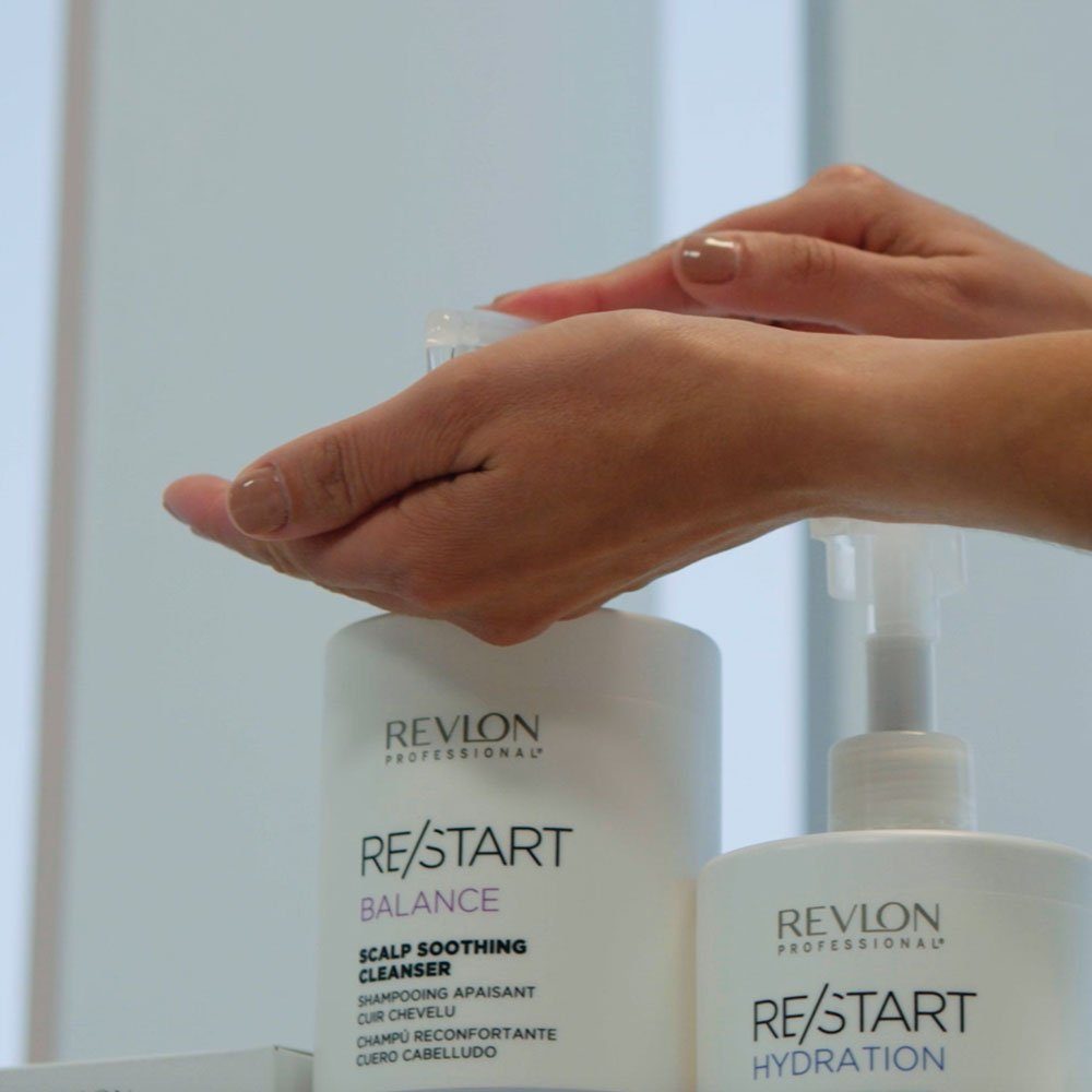 REVLON PROFESSIONAL Haarshampoo RE/START BALANCE SCALP SOOTHING CLEANSER, Sanfte feuchtigkeitsspendende Reinigung für sensible Kopfhaut.