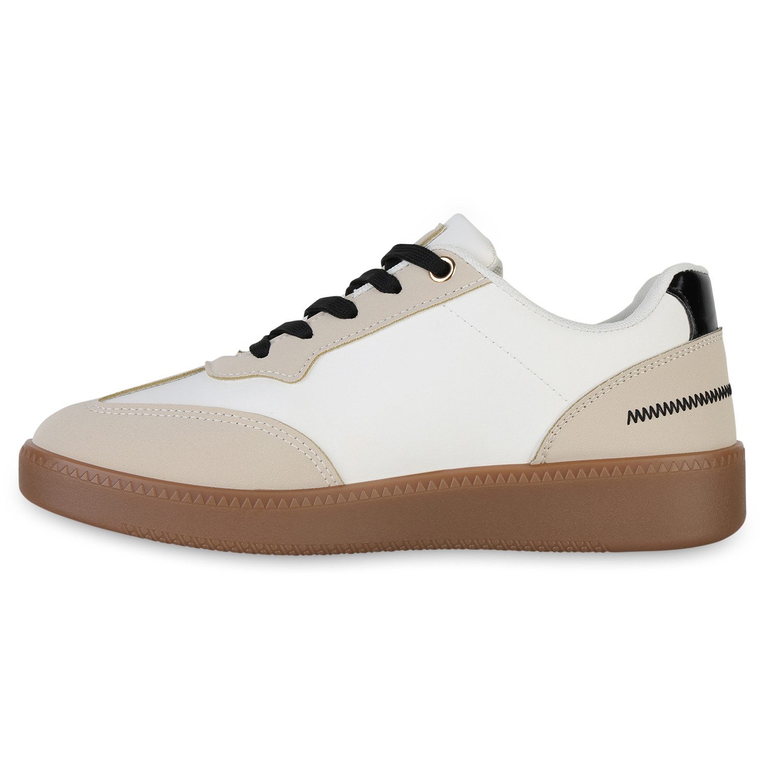 VAN HILL 841516 Sneaker Damen Sneaker Low Schnürer Bequeme Freizeit Basic S günstig online kaufen
