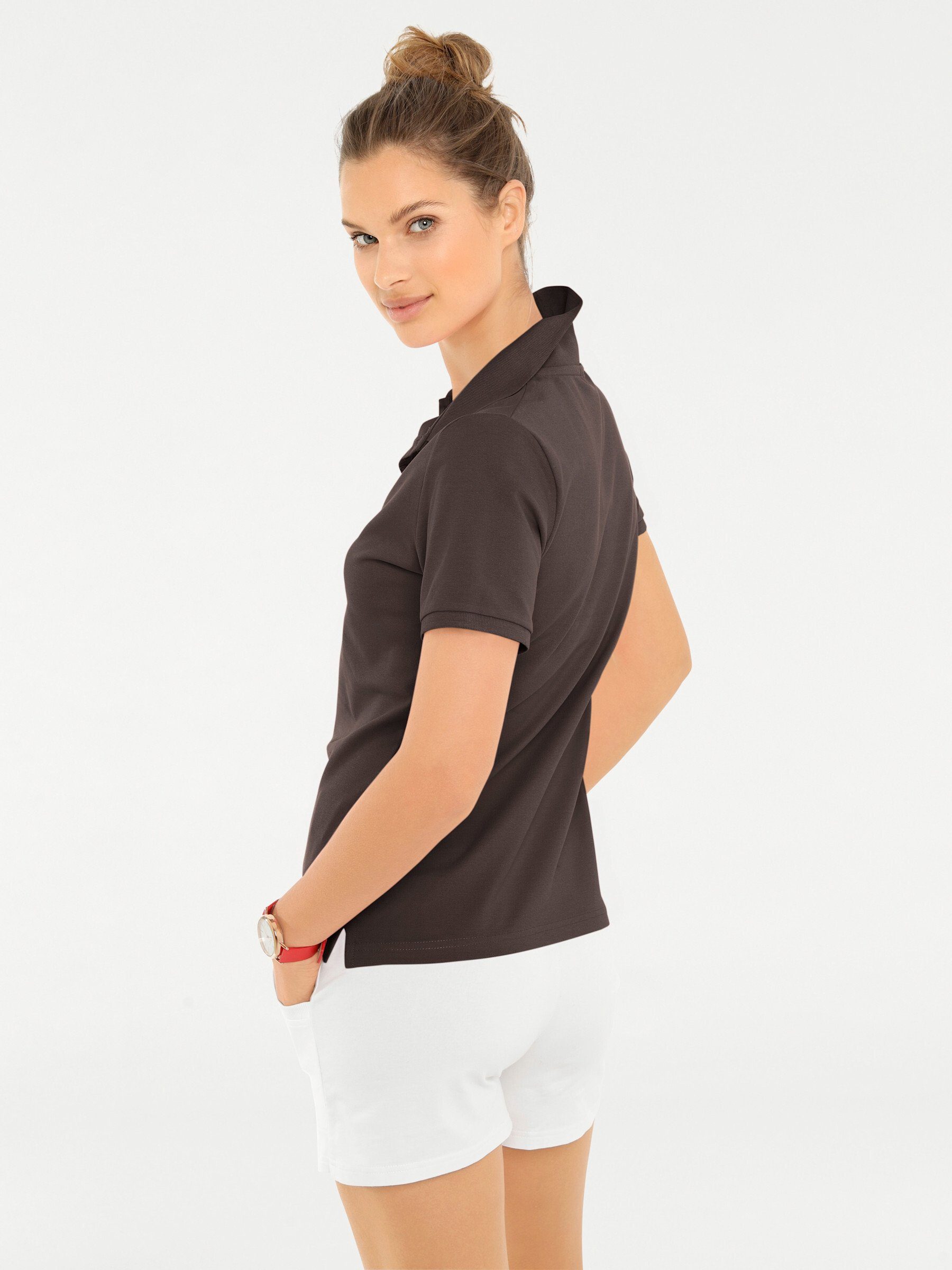 heine T-Shirt Poloshirt Kurzarm
