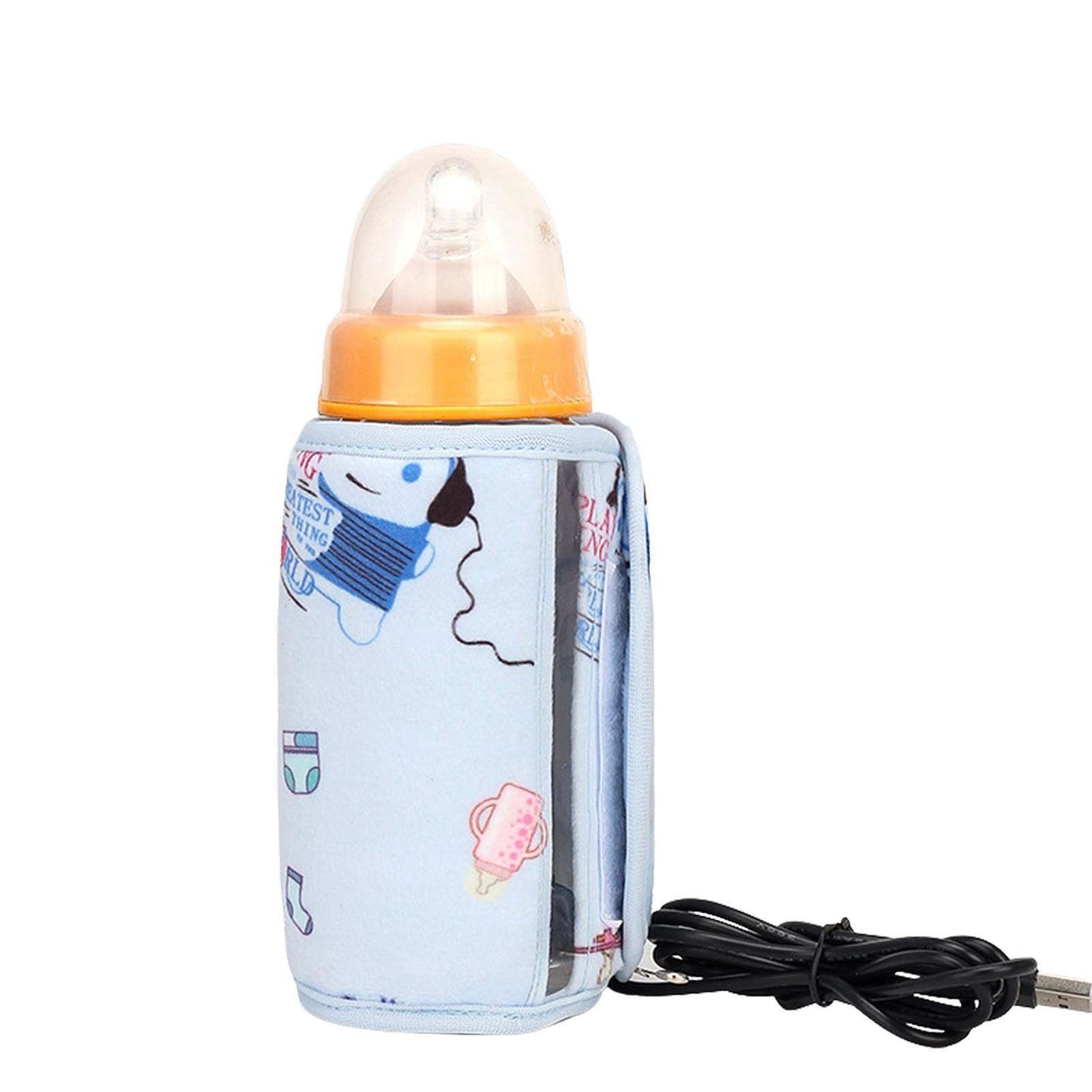 Flaschenwärmer Tragbarer Babykostwärmer USB Schnell-Flaschenwärmer für alle Flaschen