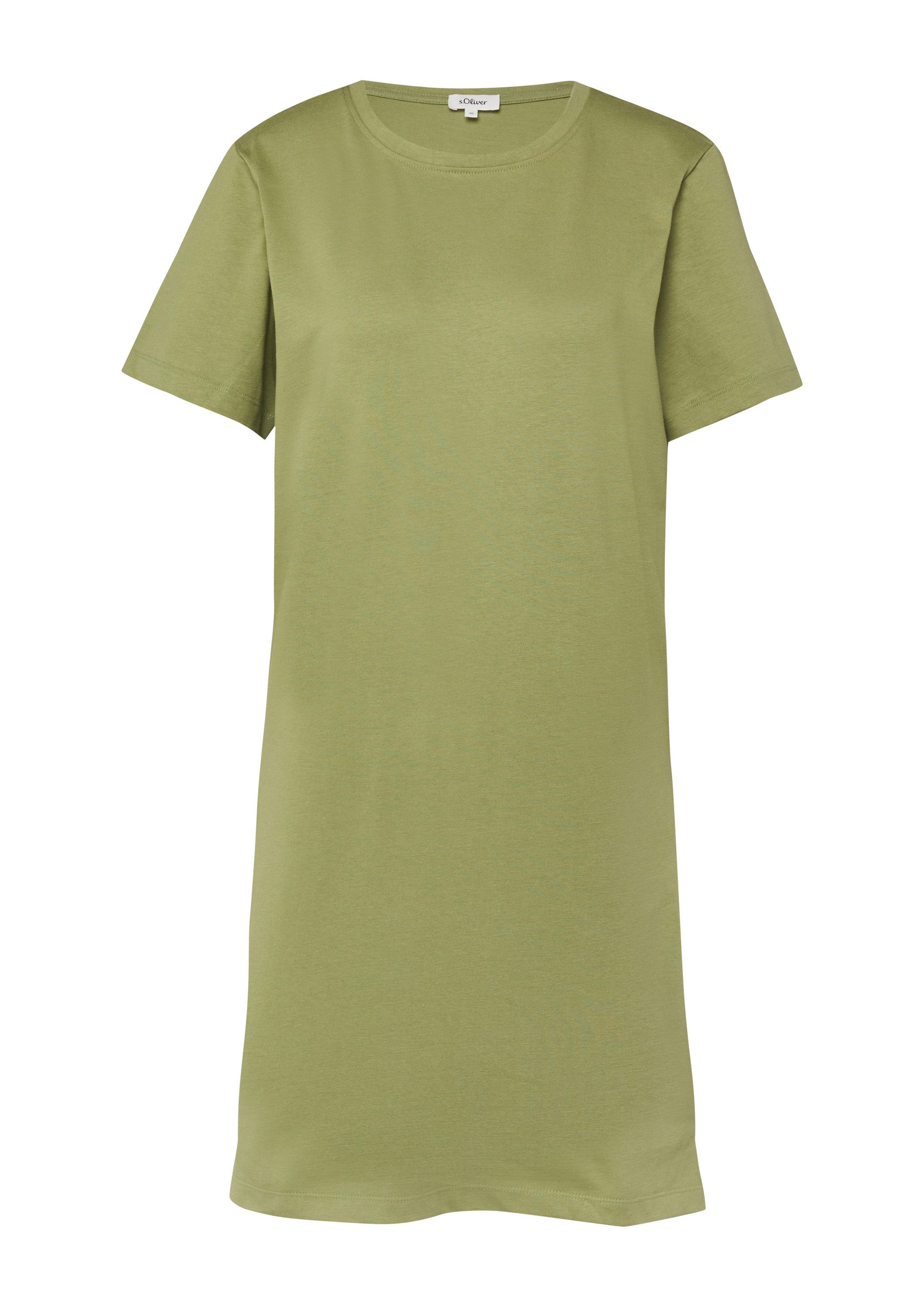 s.Oliver Midikleid Kleid Jersey-Kleid mit seitlichen Schlitzen