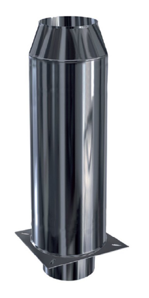 Schornstein-Zentrallager Schornsteinverlängerung Einteilige doppelwandige Schornsteinverlängerung DW 130 mm - DW 200 mm, Einteilig, ohne Steckverbindung oder Klemmbänder zu montieren