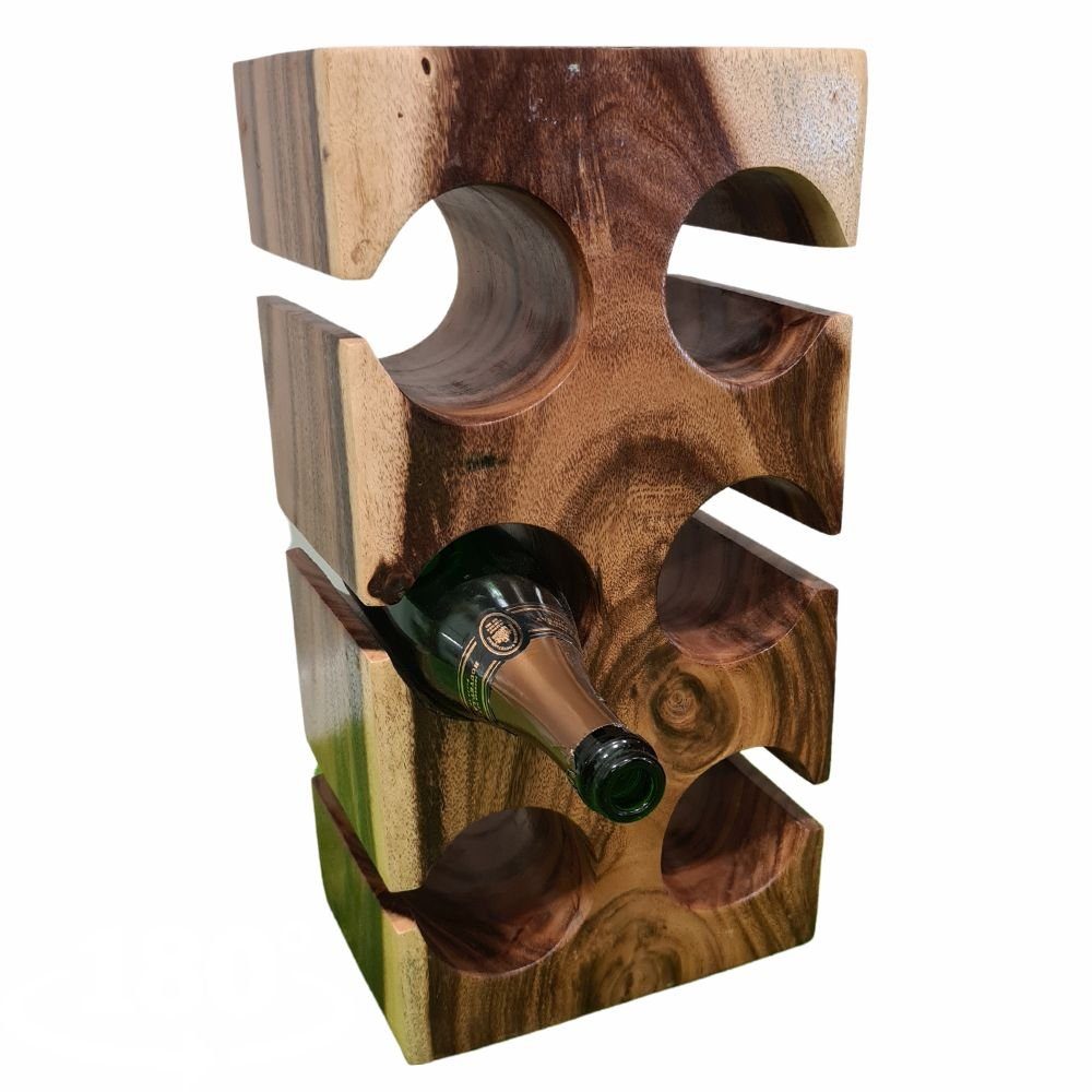 LebensWohnArt Weinregal Weinregal / Flaschenhalter BUTELKA ca. H50cm Suar Bottlerack