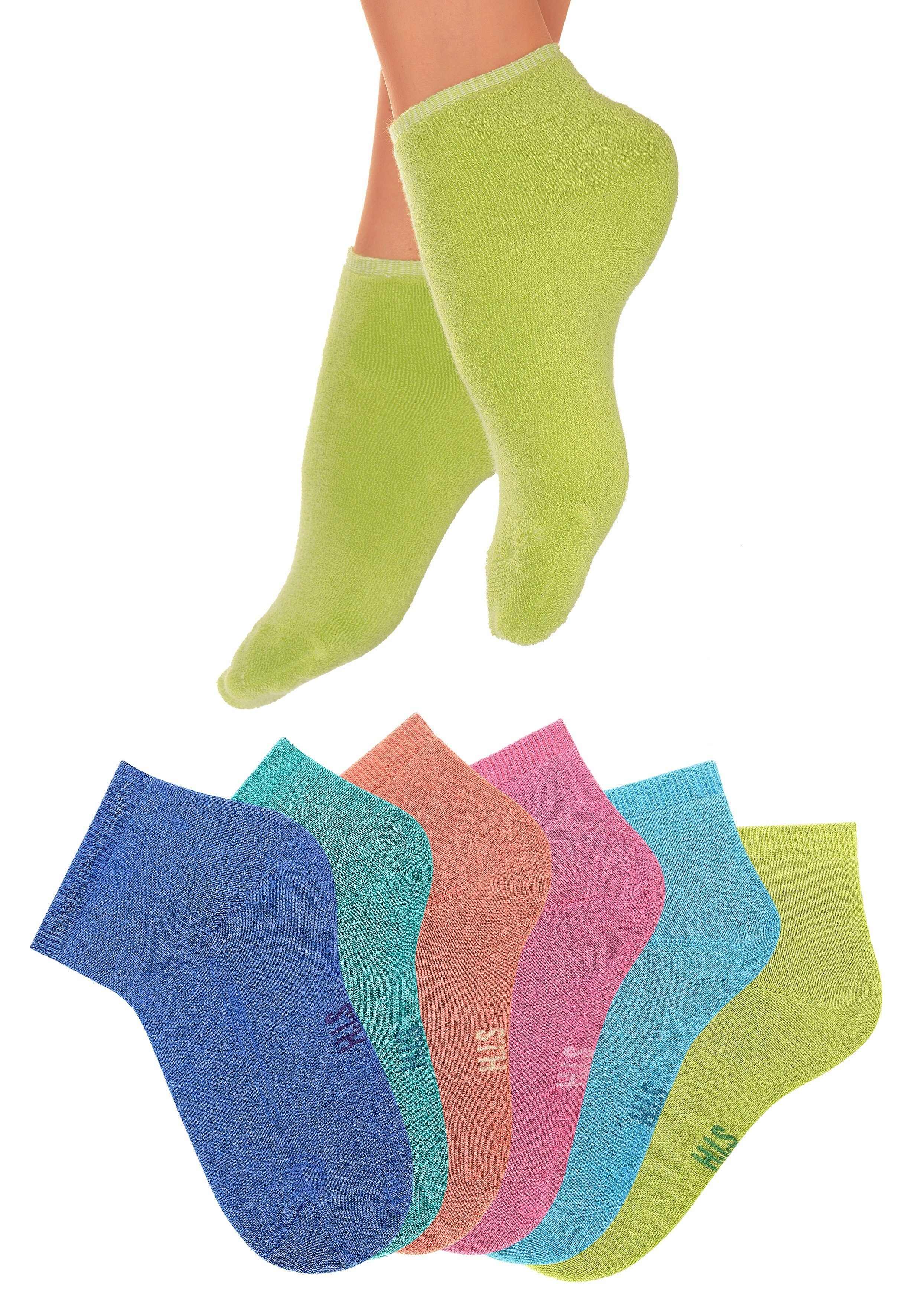 H.I.S Kurzsocken (Packung, 6-Paar) mit kuscheligem Innenfrottee