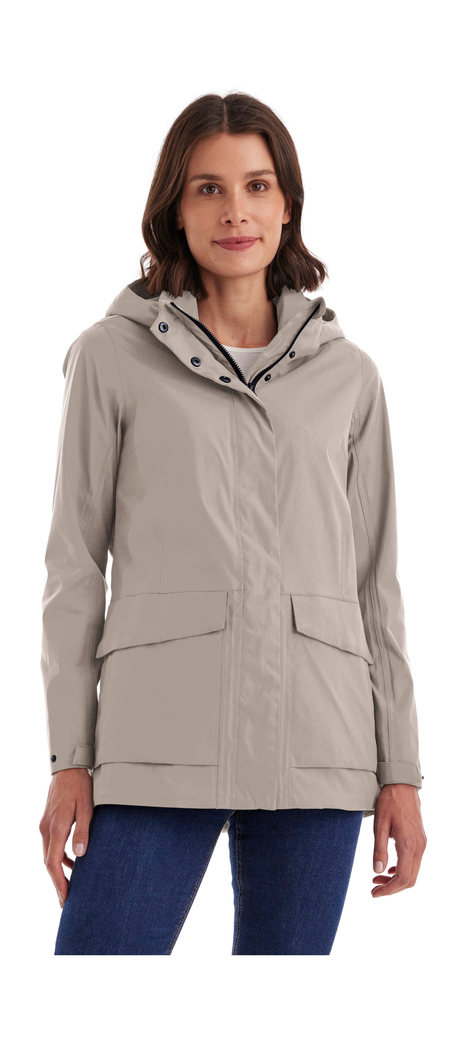 G.I.G.A. DX by killtec Funktionsjacke GS 54 WMN JCKT Wasserdicht, atmungsaktiv, recycelte Materialien, abnehmbare Kapuze