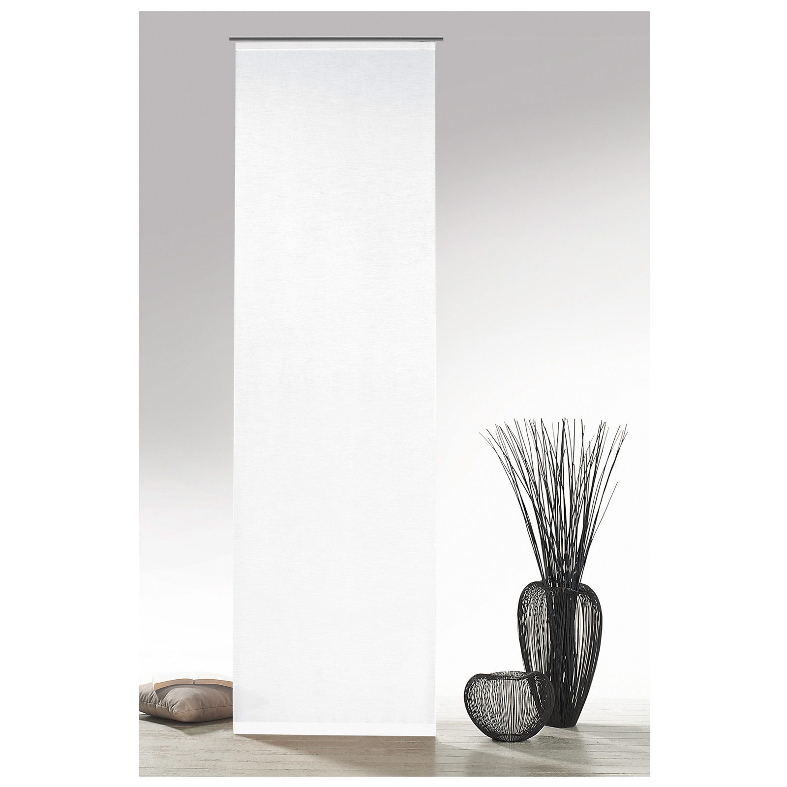 heimtexland Schiebegardine Batist Optik Natur Flächenvorhang Gardine Typ410 günstig online kaufen