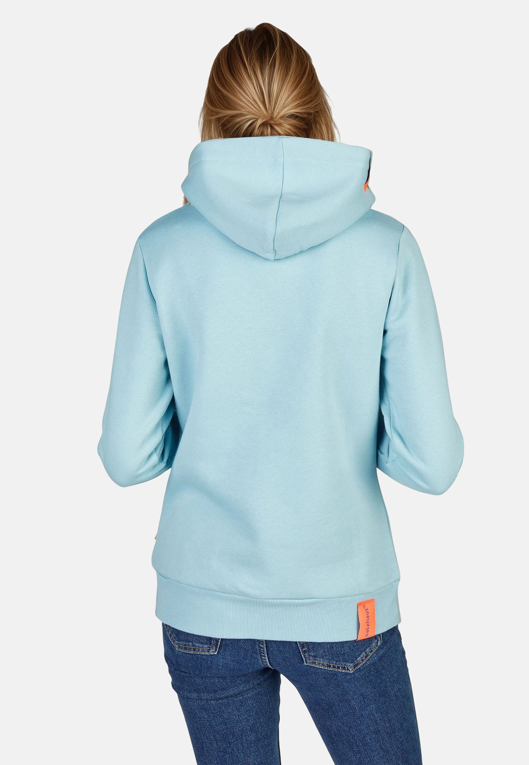 salzhaut Hoodie VISIT Damen Relaxed-Fit salzhaut Kapuzenpullover – bequemer Fit und nordisch klares Design