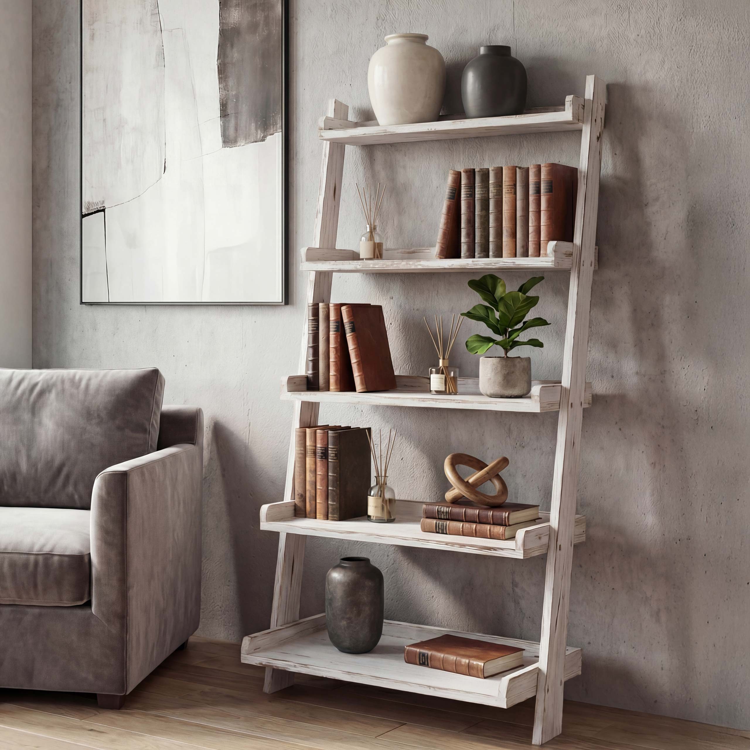 MCW Standregal Regal-V, Hochwertige Verarbeitung, 5 Ablagen, Stabil