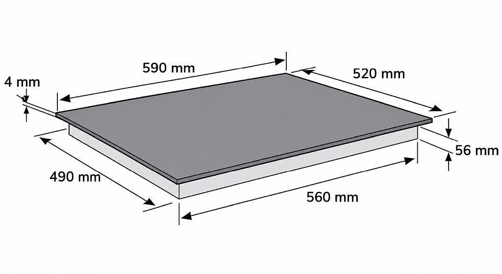BAUKNECHT Induktions-Kochfeld GSF51Q60NE