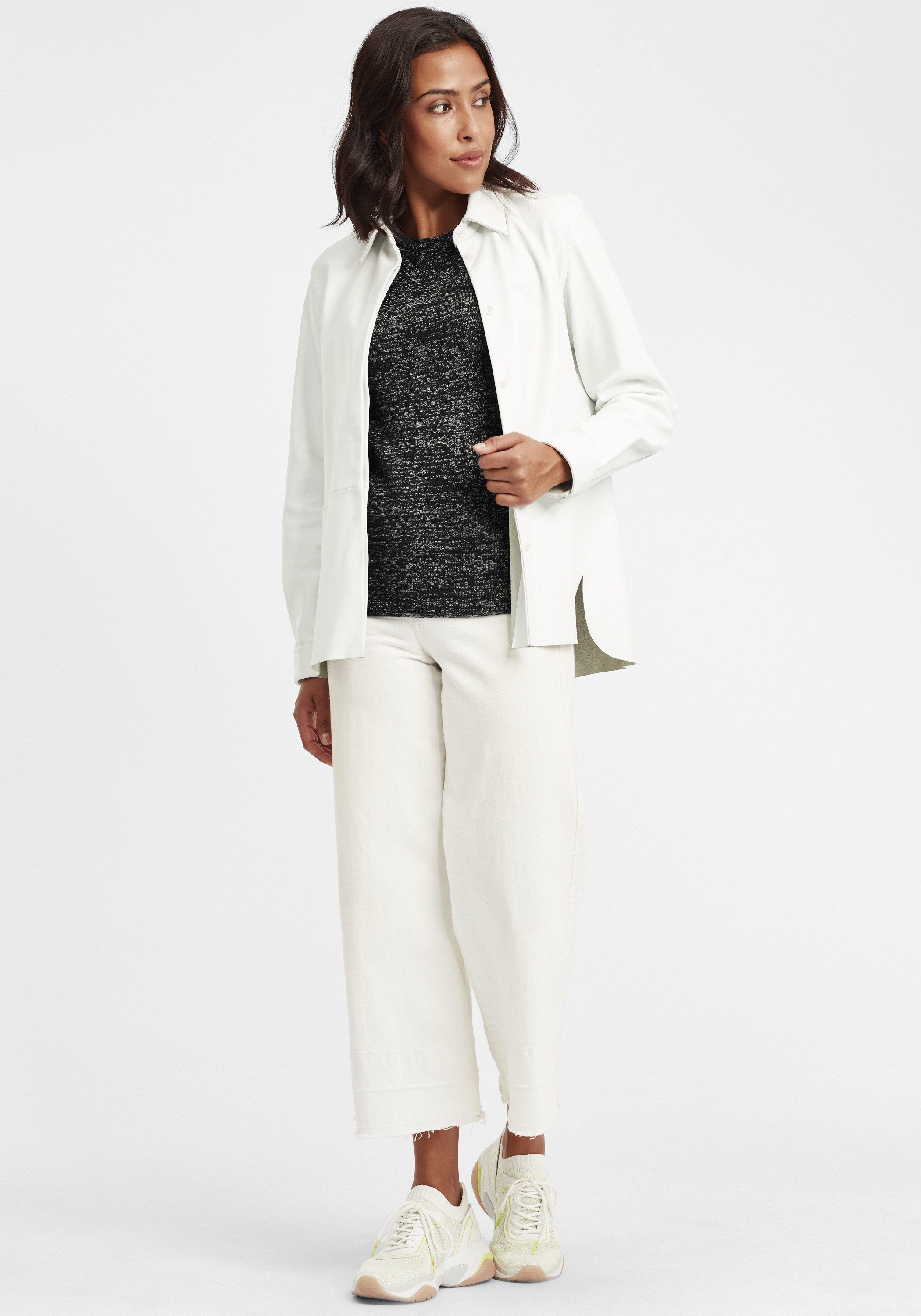 OXMO Strickpullover OXDaniela Oversize-Pullover in Loch-Strick günstig online kaufen