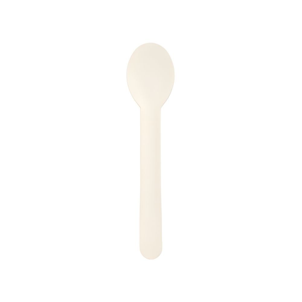 PAPSTAR Einweglöffel Löffel, Papier pure 15,8 cm weiss 100 Stk