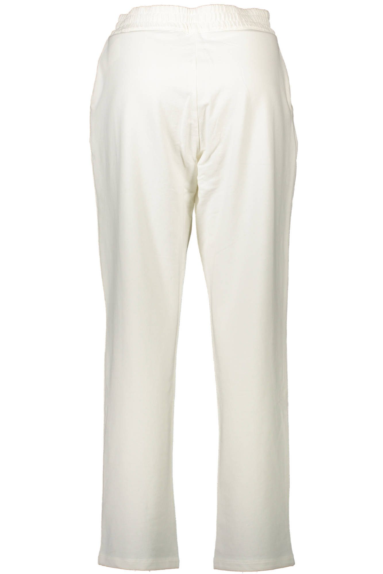 U.S. Polo 5-Pocket-Hose Damen Sporthose Weiß - Elastischer Bund, 2 Taschen, Lässiger Look