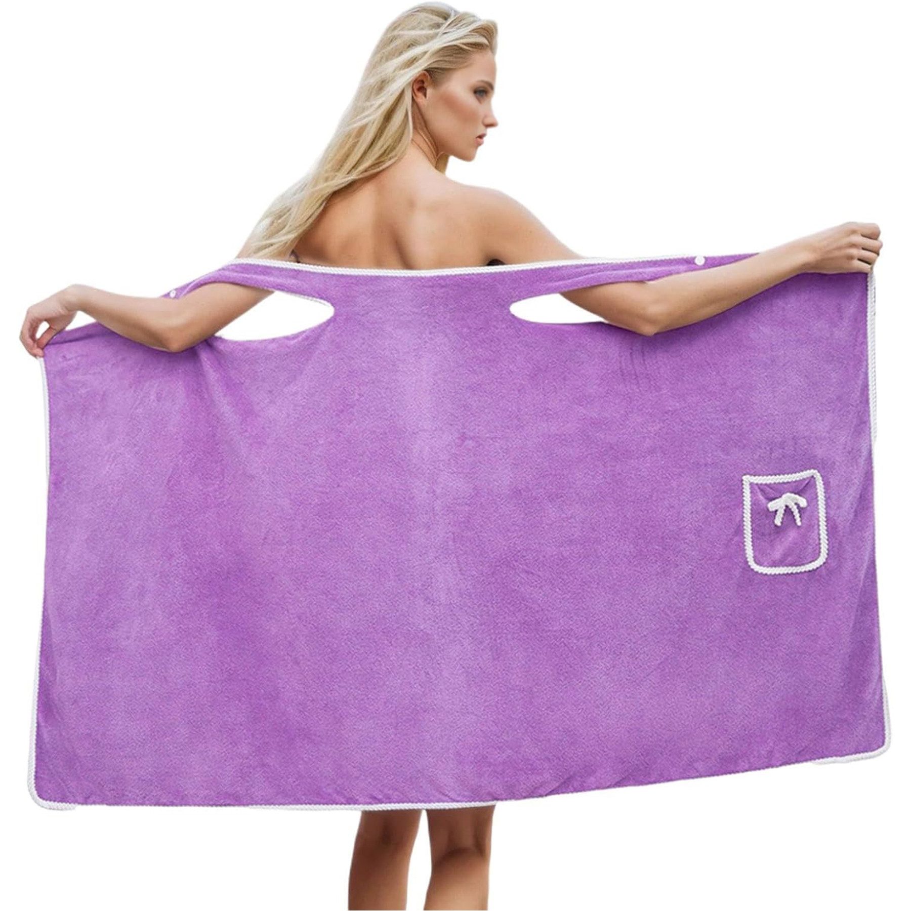 Mutig Saunatuch Bademantel Damen Frottee - günstig online kaufen