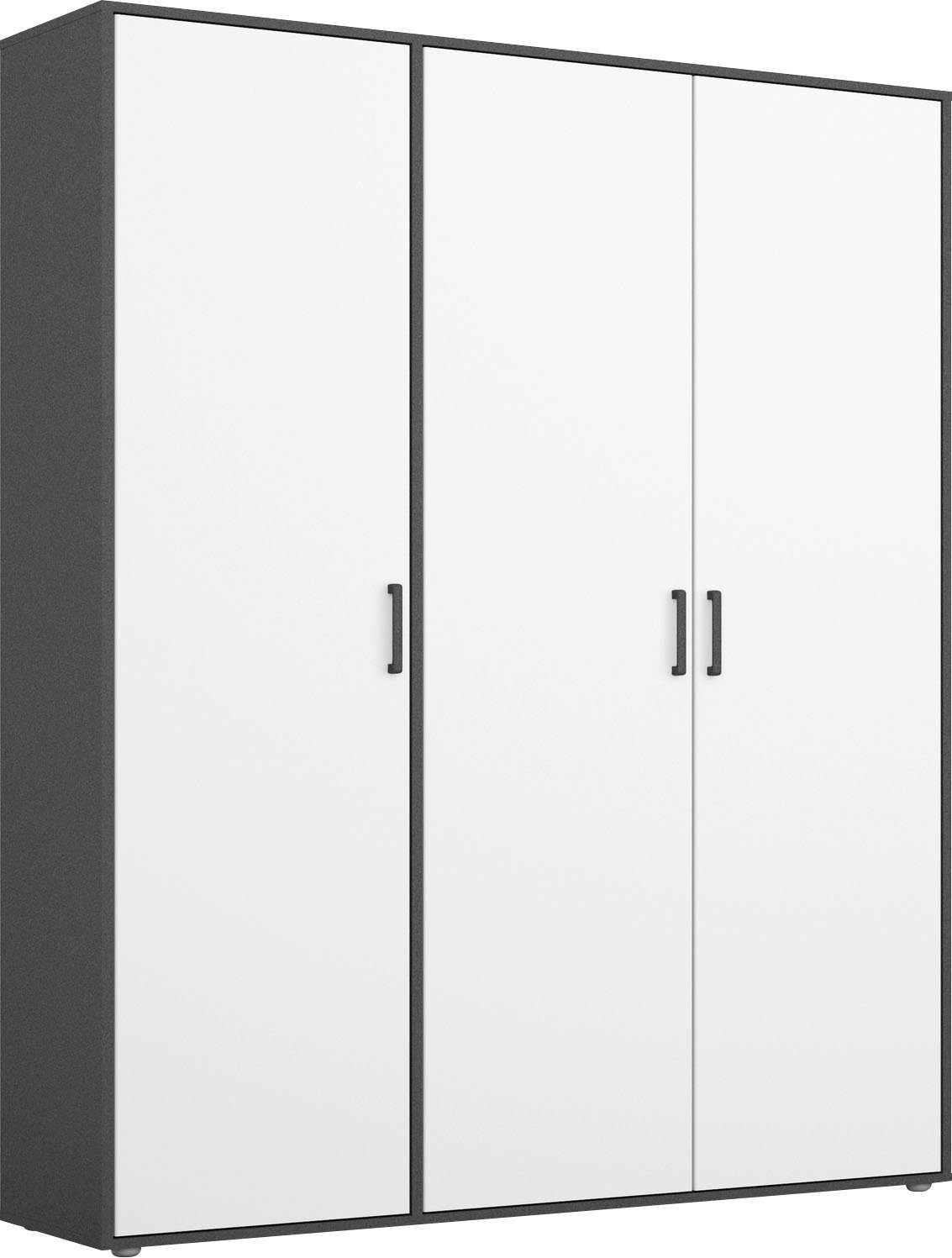 rauch Kleiderschrank VOYAGER Garderobe Wäscheschrank Schlafzimmer (in 3 verschiedenen Ausstattungen BASIC/CLASSIC/PREMIUM) mit 2 modernen Griffvarianten, viel Stauraum MADE IN GERMANY