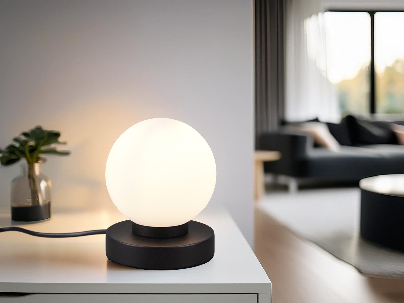 Reality Leuchten LED Nachttischlampe, Dimmfunktion, LED wechselbar, Warmwei günstig online kaufen