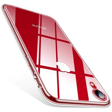 CoolGadget Handyhülle Transparent Ultra Slim Case für Apple iPhone XR 6,1 Zoll, Silikon Hülle Dünne Schutzhülle für iPhone XR Hülle