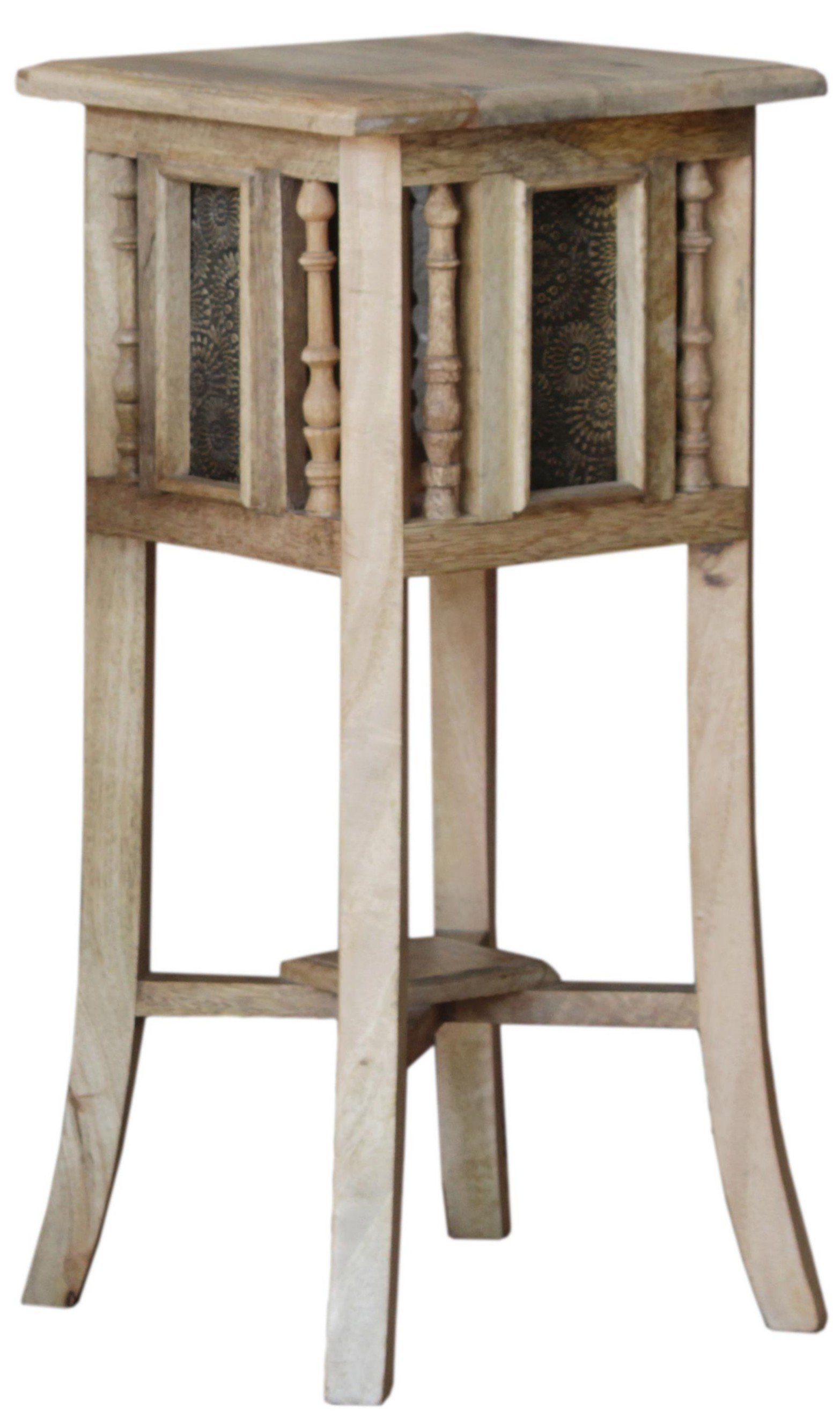 Couchtisch Orientalischer Beistelltisch mit Messing..