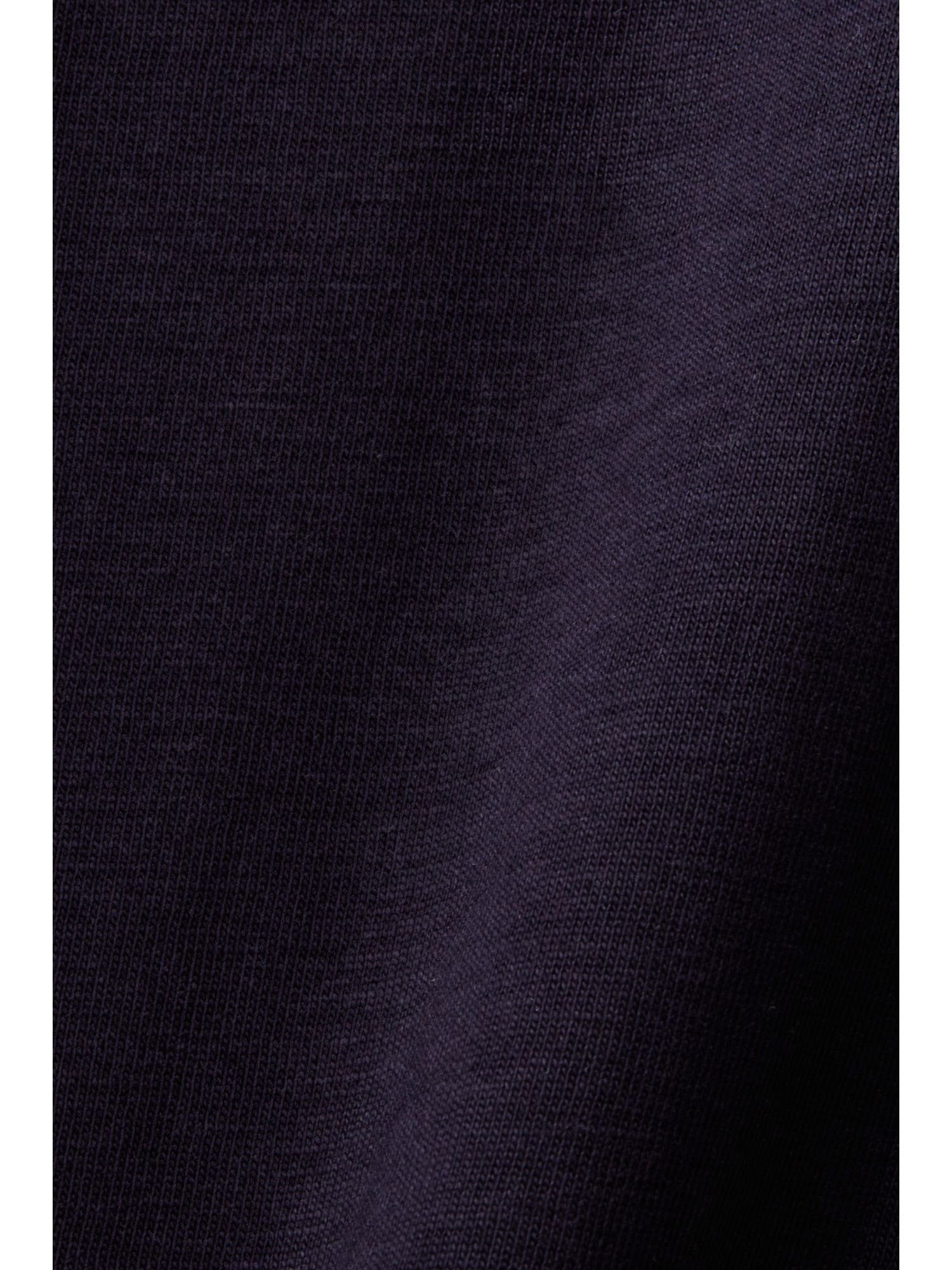 Baumwoll-T-Shirt edc by (1-tlg) T-Shirt Esprit NAVY Bedrucktes