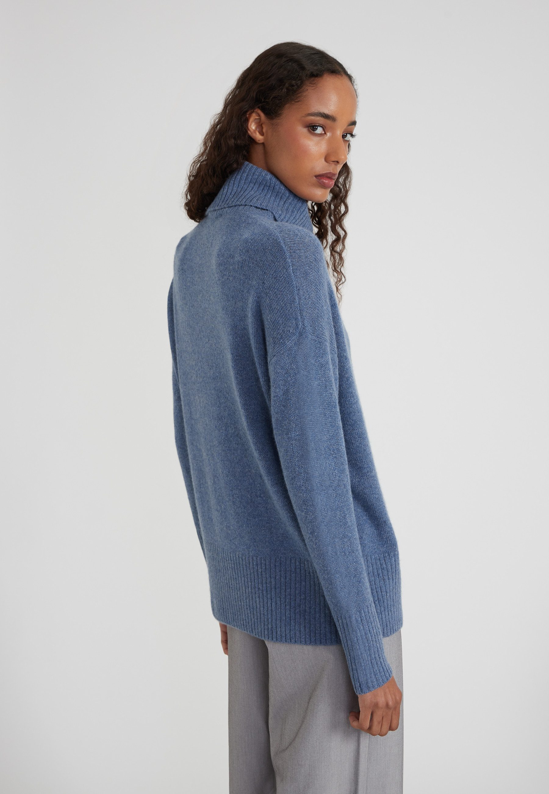 Style & Republic Kaschmirpullover Rollkragenpullover oversize aus 100% Kasc günstig online kaufen